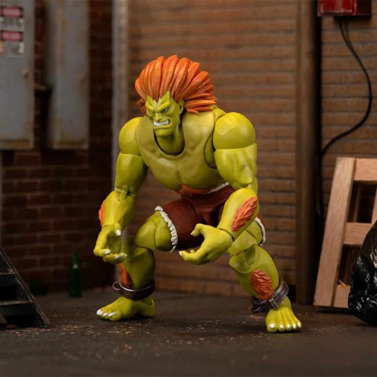 Ultra Street Fighter II Blanka Green Jada Toys Action Figure