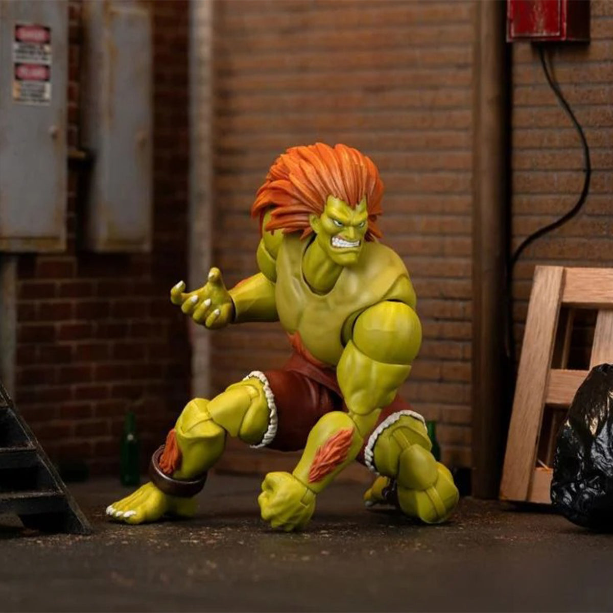 Ultra Street Fighter II Blanka Green Jada Toys Action Figure