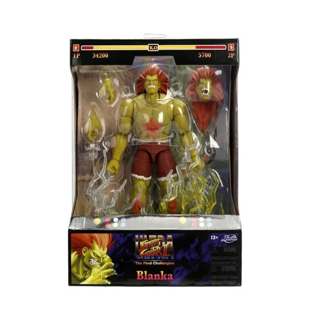 Ultra Street Fighter II Blanka Green Jada Toys Action Figure