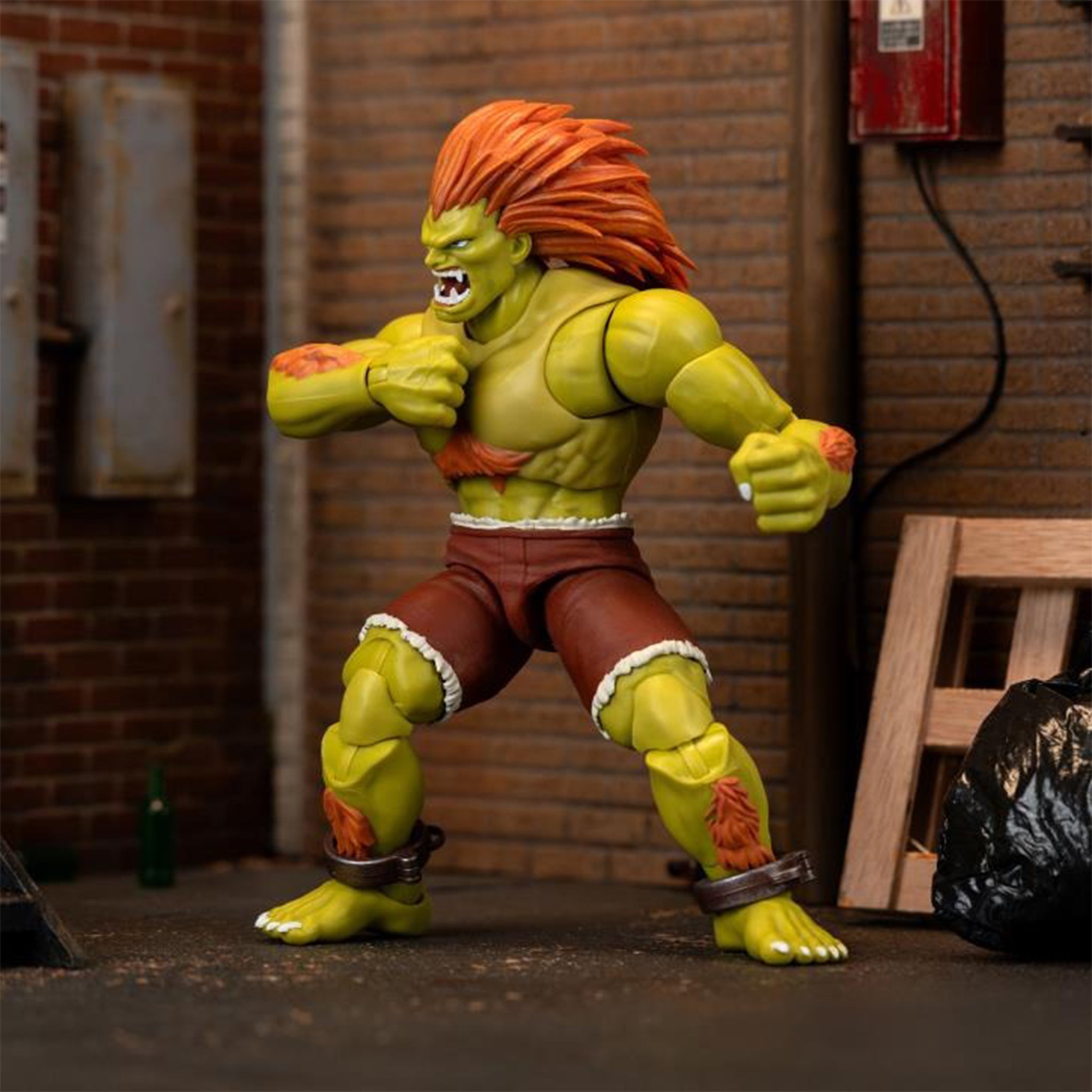 Ultra Street Fighter II Blanka Green Jada Toys Action Figure