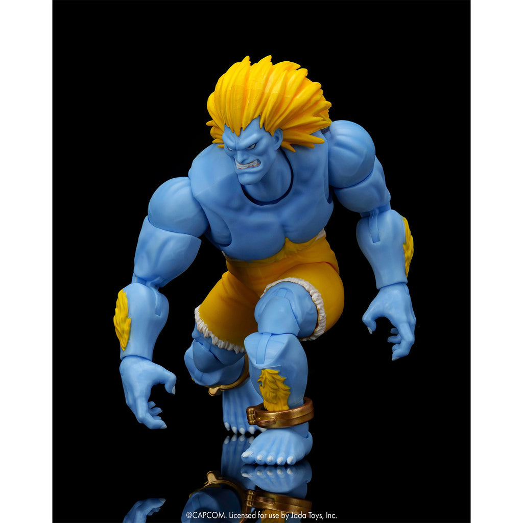 Ultra Street Fighter II Blanka Player 2 Blue Jada Toys Action Figure