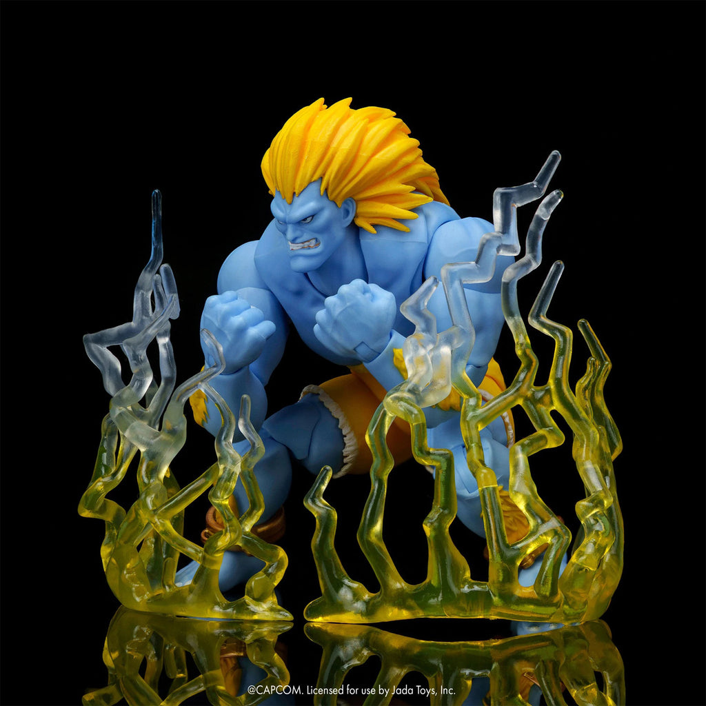 Ultra Street Fighter II Blanka Player 2 Blue Jada Toys Action Figure