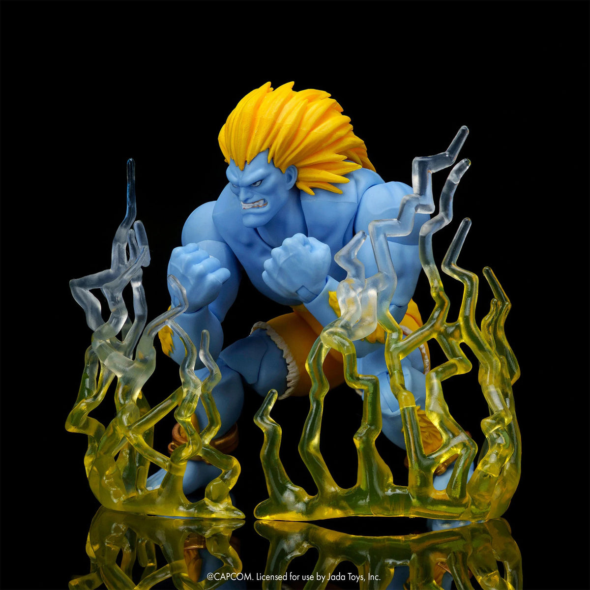 Ultra Street Fighter II Blanka Player 2 Blue Jada Toys Action Figure