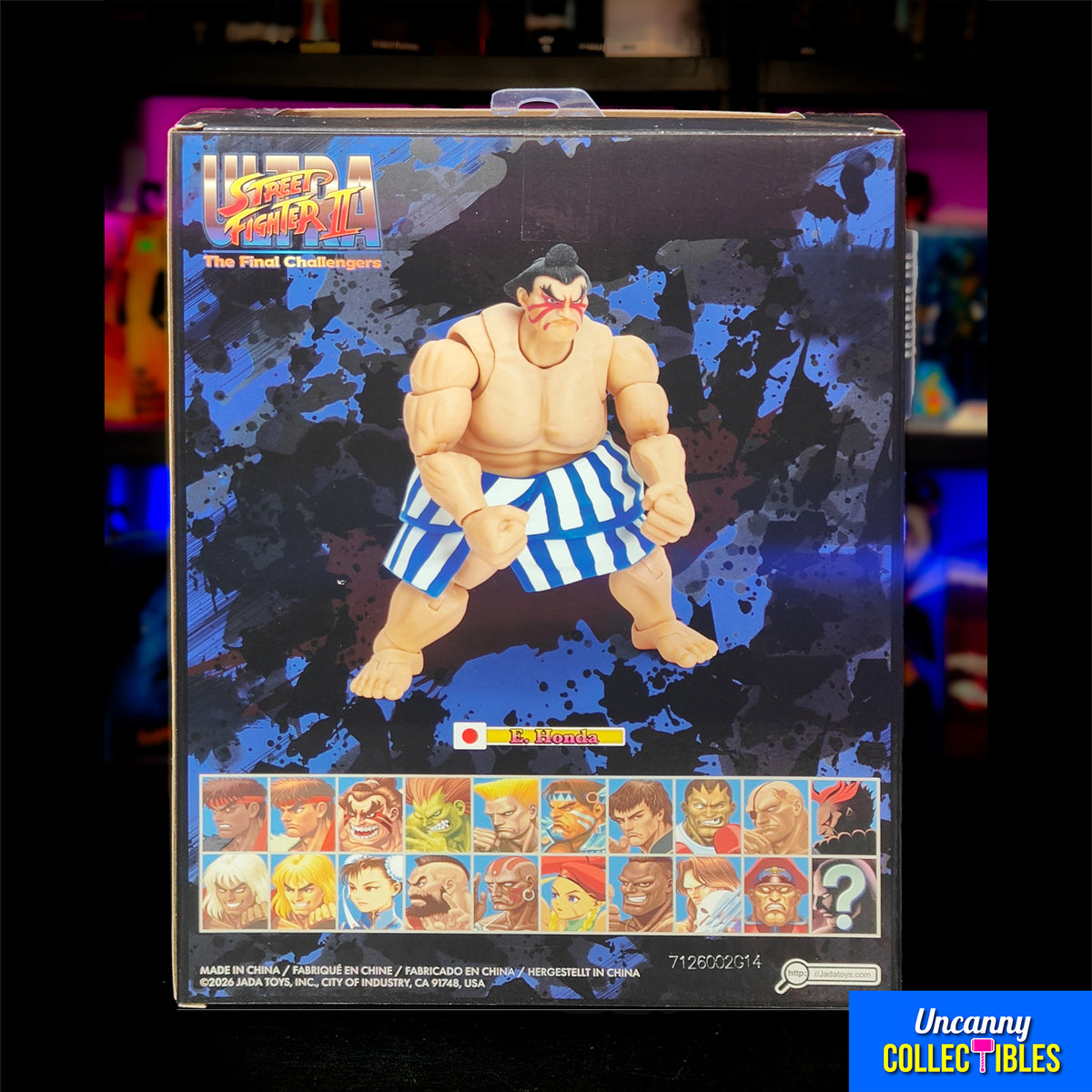 Ultra Street Fighter II E. Honda Deluxe Jada Toys Action Figure