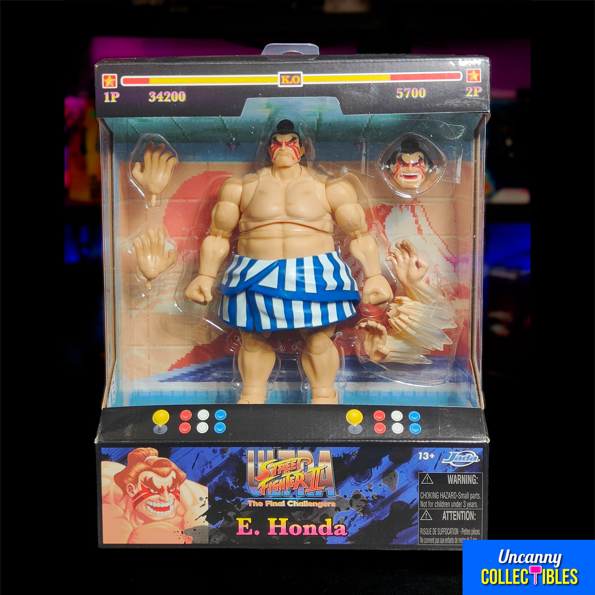 Ultra Street Fighter II E. Honda Deluxe Jada Toys Action Figure