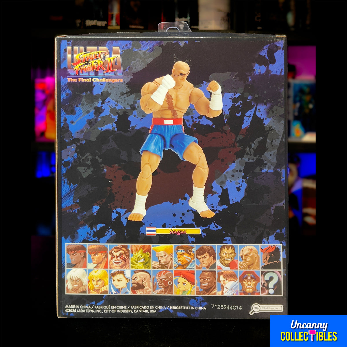 Ultra Street Fighter II Sagat Jada Toys Action Figure
