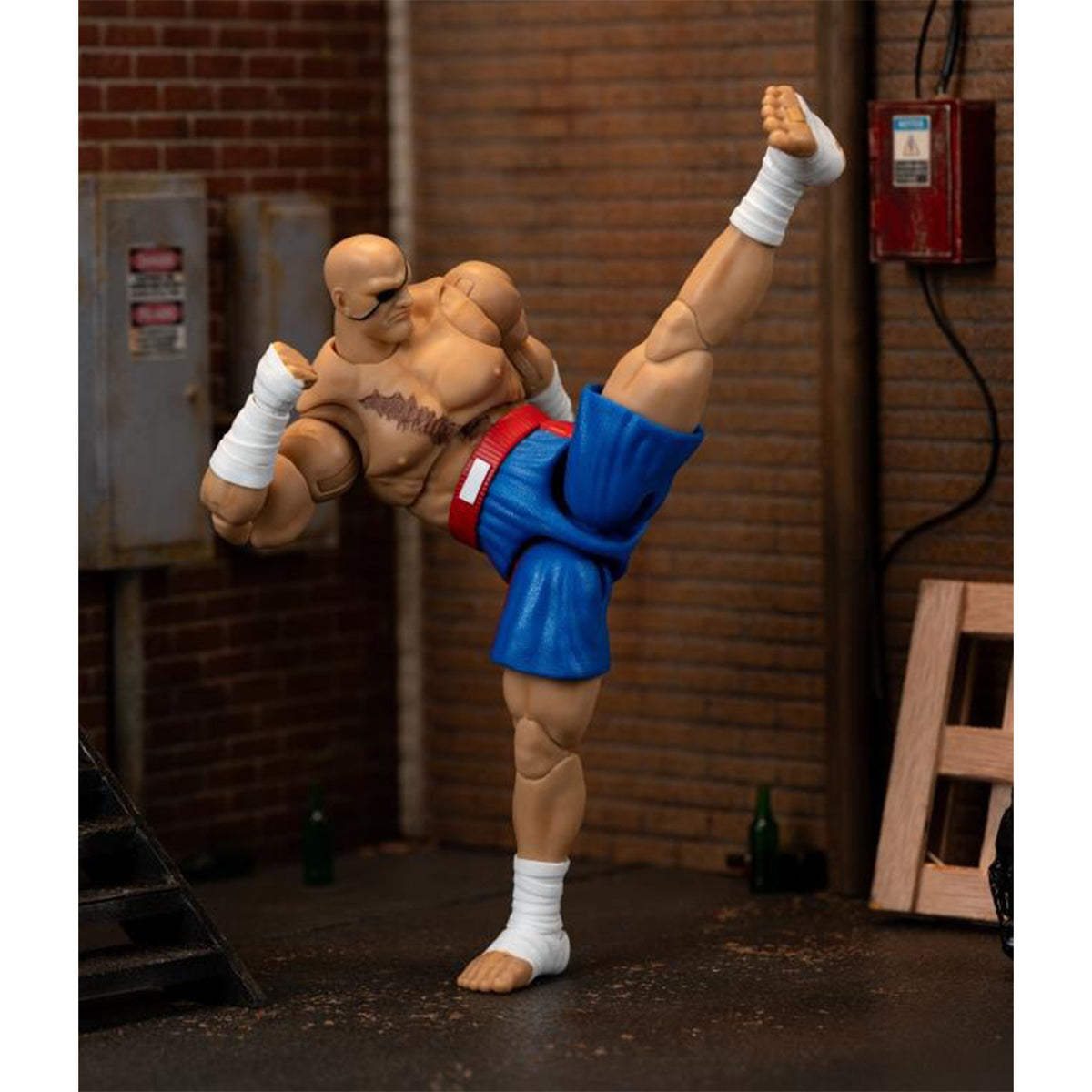 Ultra Street Fighter II Sagat Jada Toys Action Figure