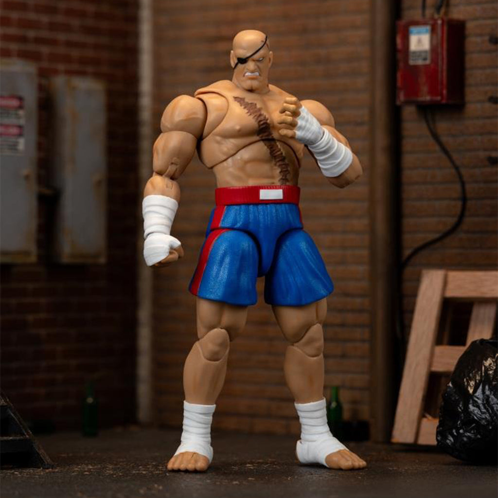 Ultra Street Fighter II Sagat Jada Toys Action Figure
