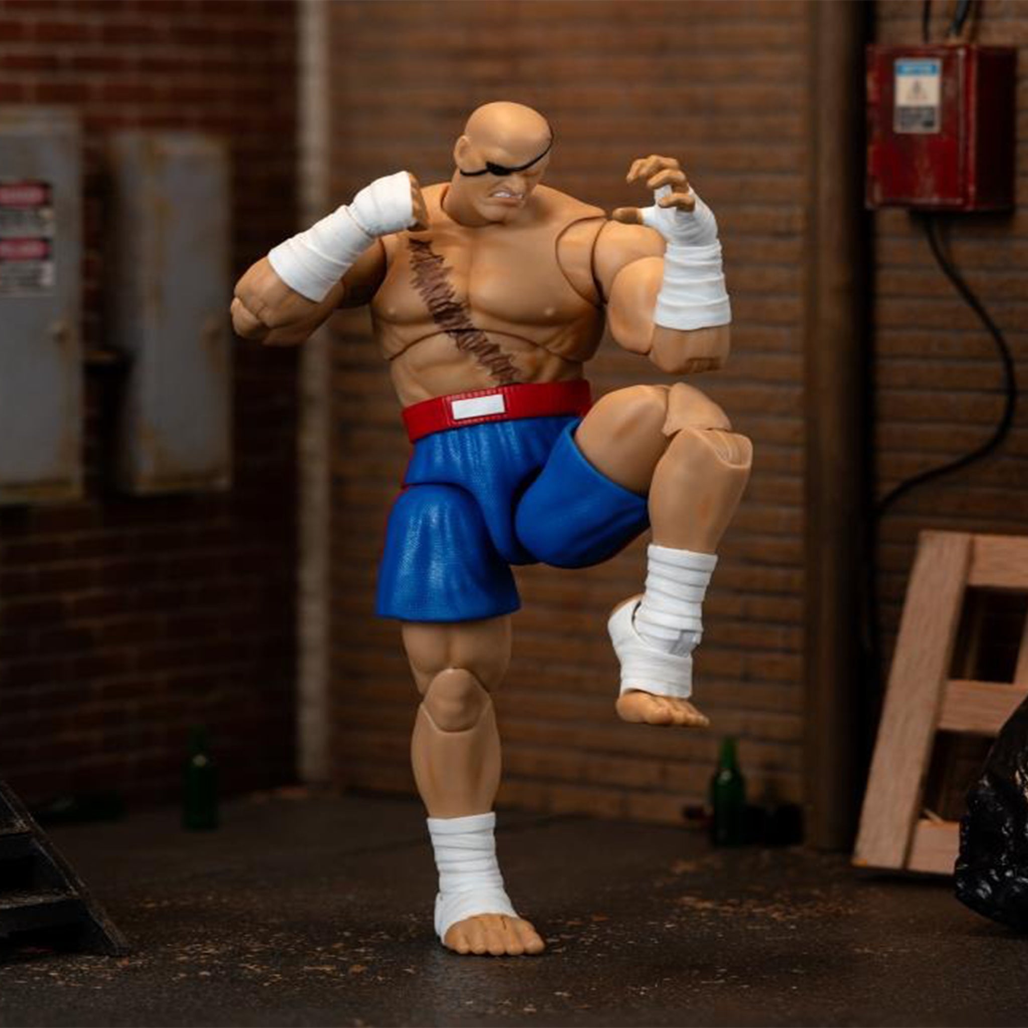Ultra Street Fighter II Sagat Jada Toys Action Figure
