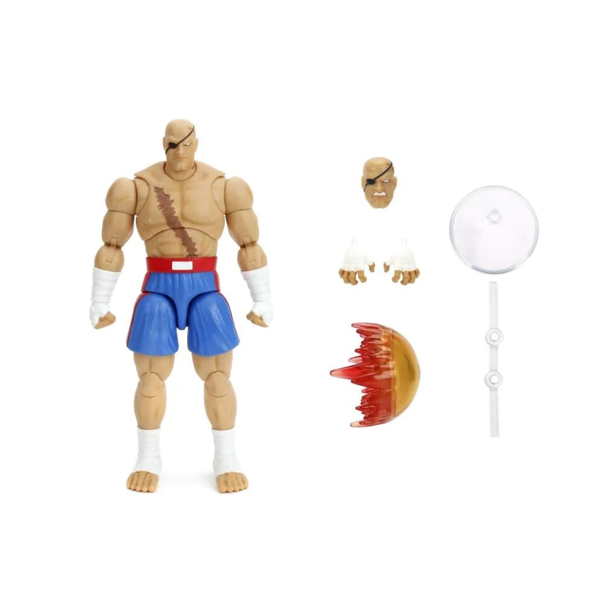 Ultra Street Fighter II Sagat Jada Toys Action Figure