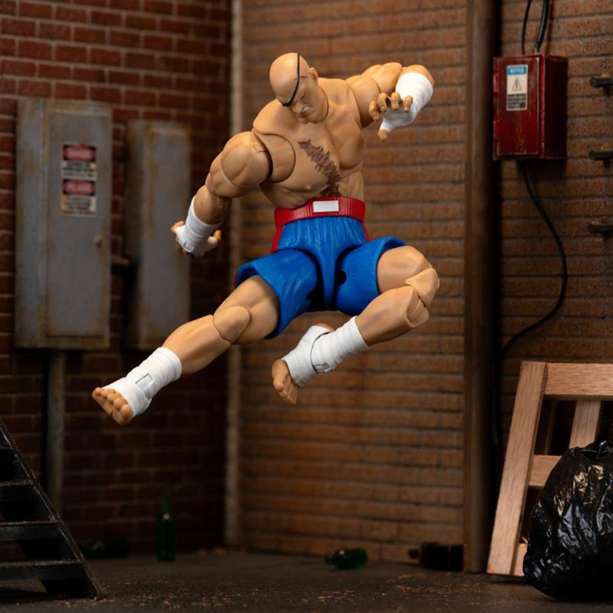 Ultra Street Fighter II Sagat Jada Toys Action Figure