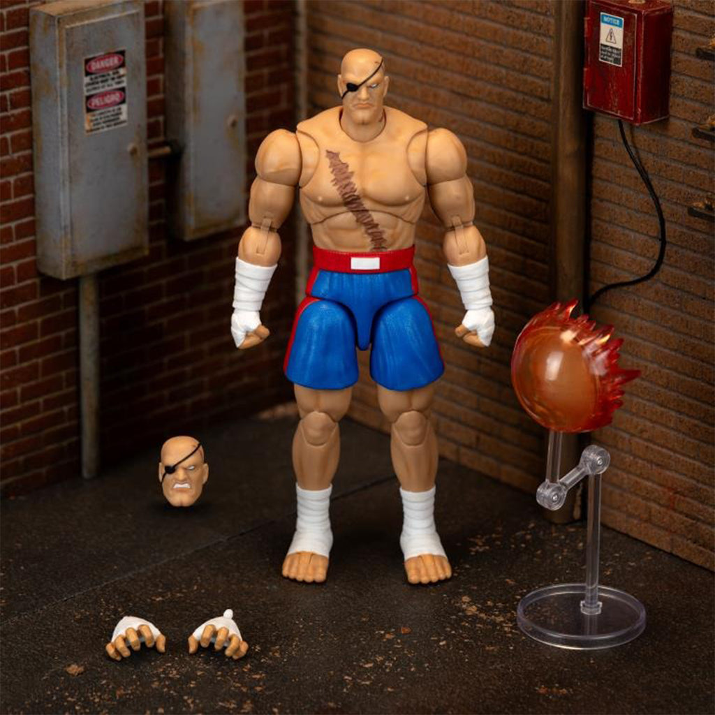Ultra Street Fighter II Sagat Jada Toys Action Figure