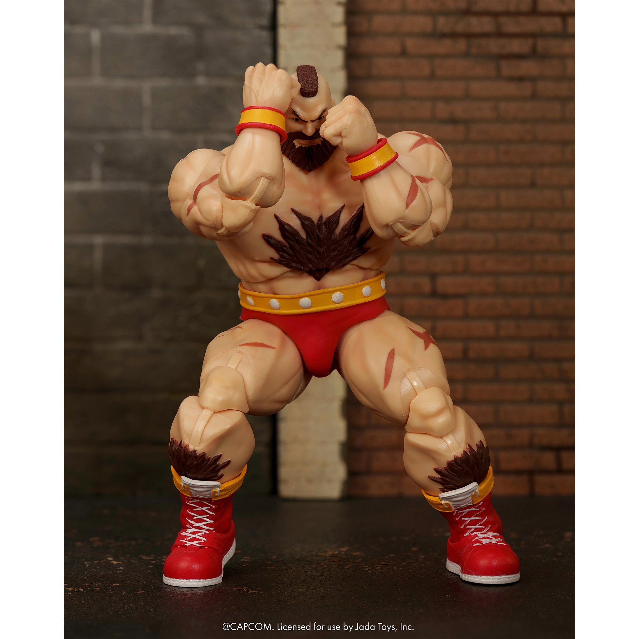 Ultra Street Fighter II Zangief Red Cyclone Jada 1/12 Action Figure