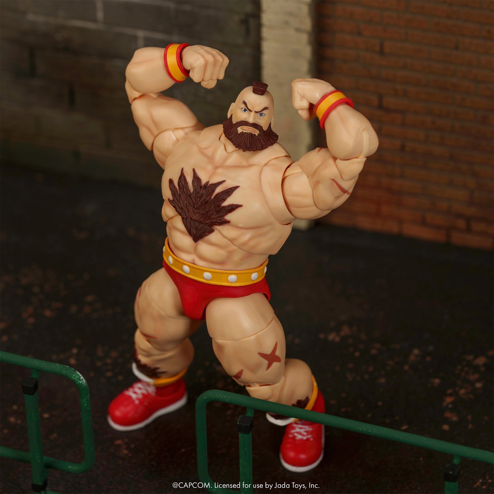 Ultra Street Fighter II Zangief Red Cyclone Jada 1/12 Action Figure