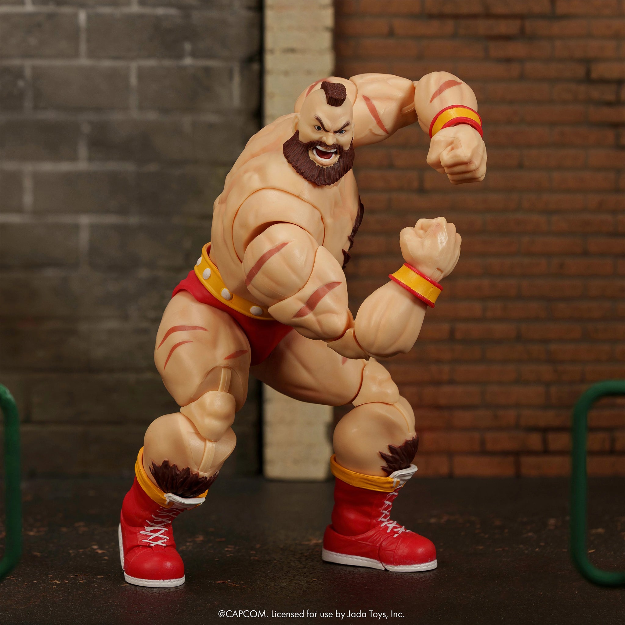 Ultra Street Fighter II Zangief Red Cyclone Jada 1/12 Action Figure
