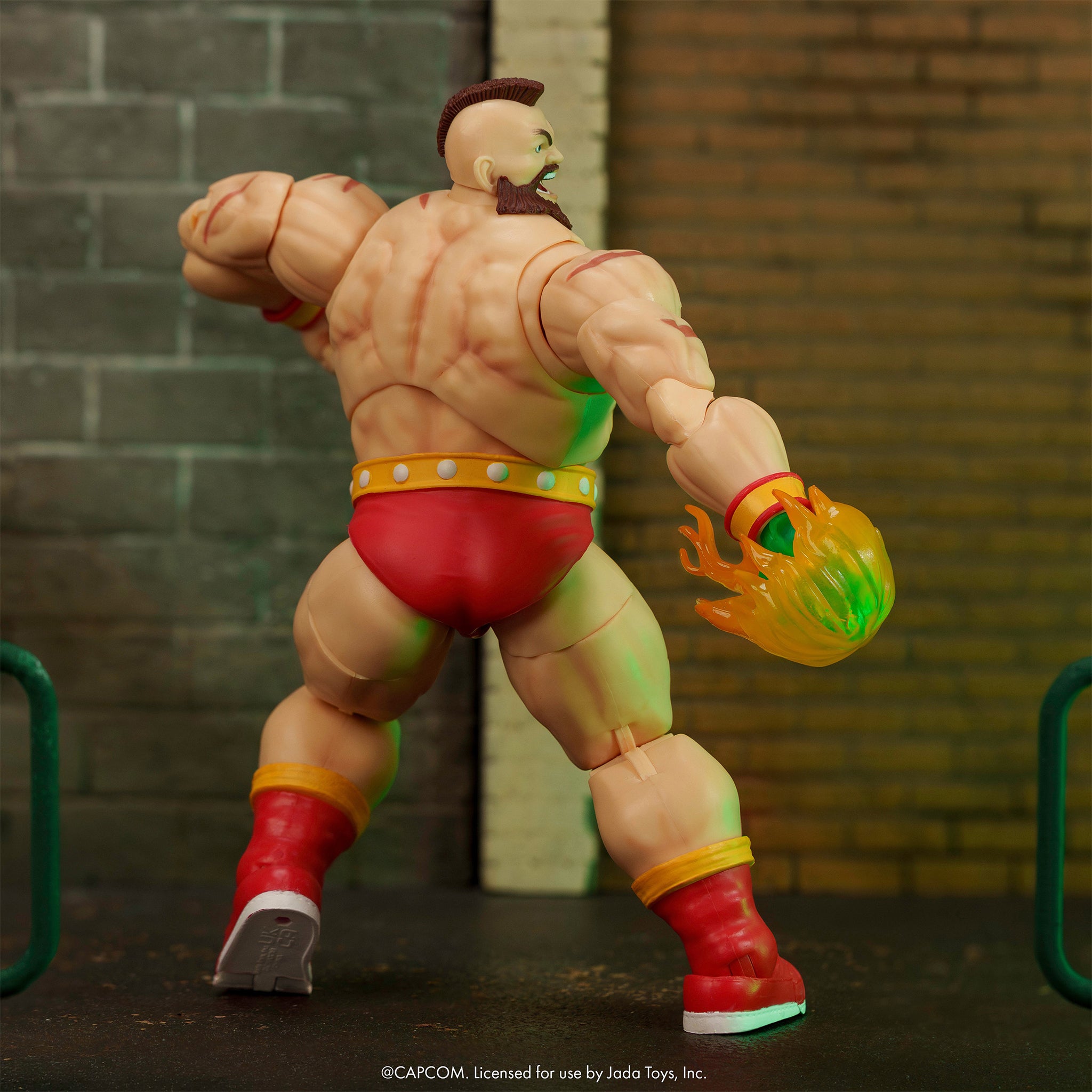 Ultra Street Fighter II Zangief Red Cyclone Jada 1/12 Action Figure