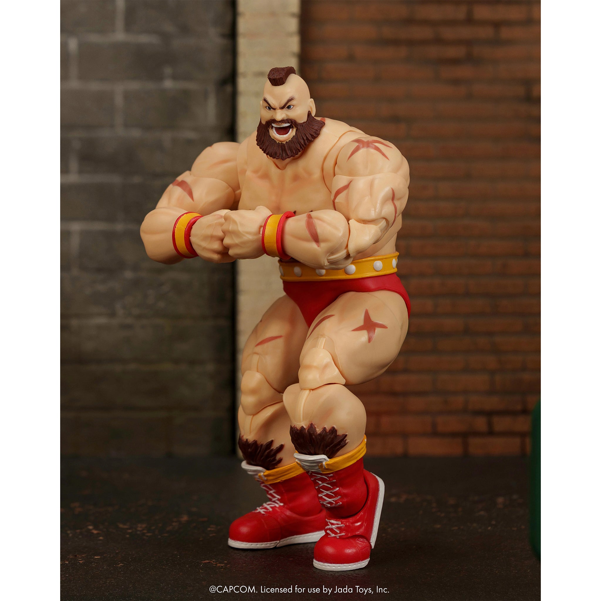 Ultra Street Fighter II Zangief Red Cyclone Jada 1/12 Action Figure
