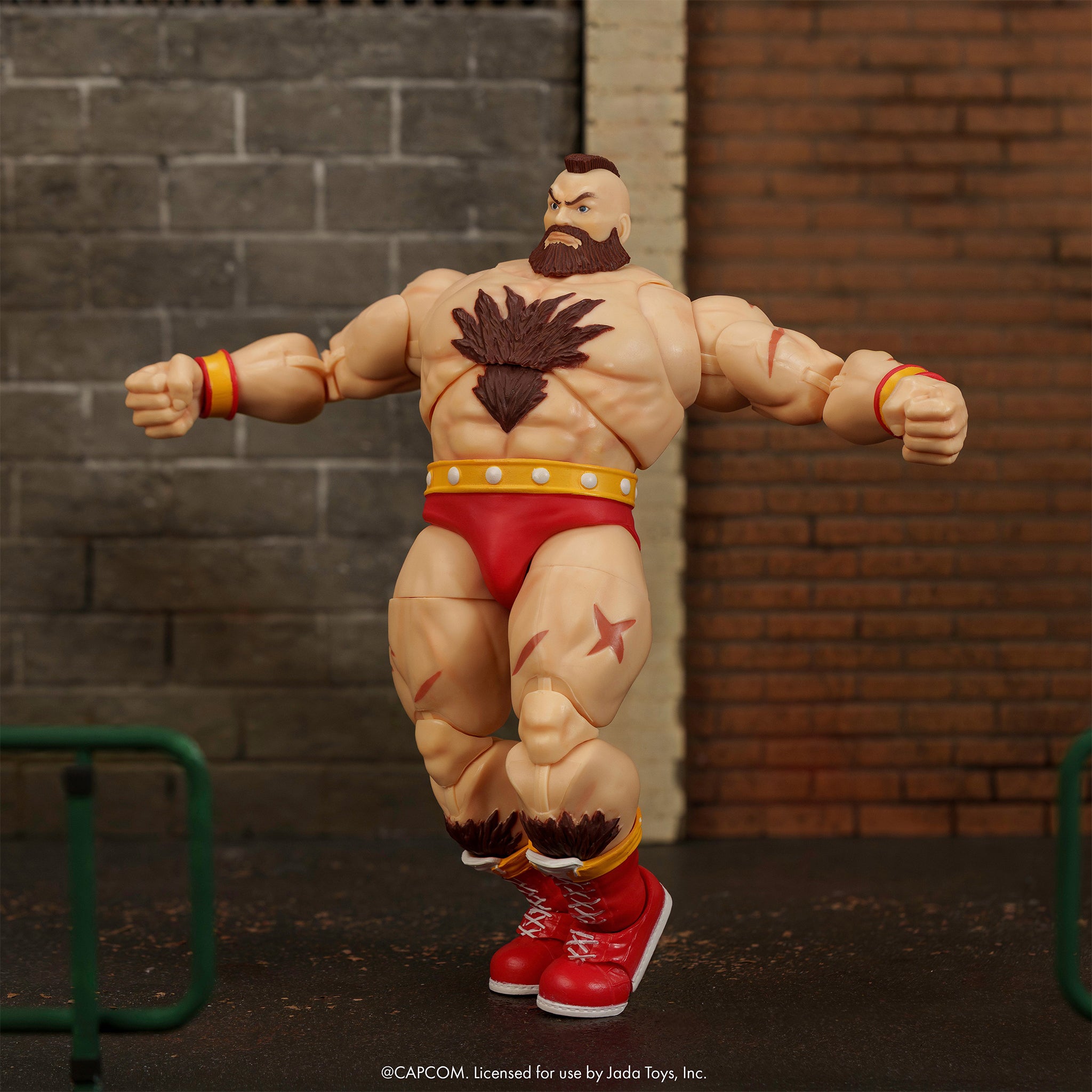 Ultra Street Fighter II Zangief Red Cyclone Jada 1/12 Action Figure