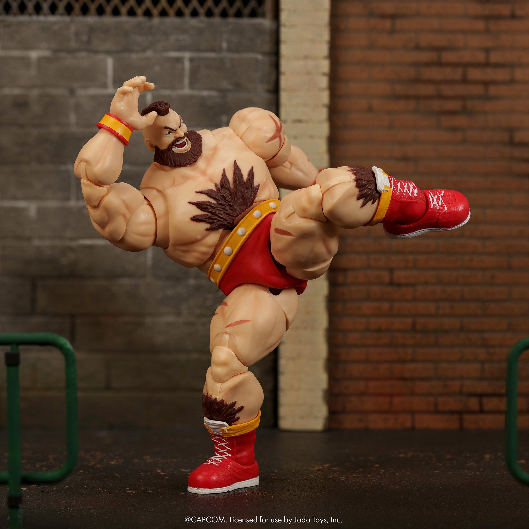 Ultra Street Fighter II Zangief Red Cyclone Jada 1/12 Action Figure