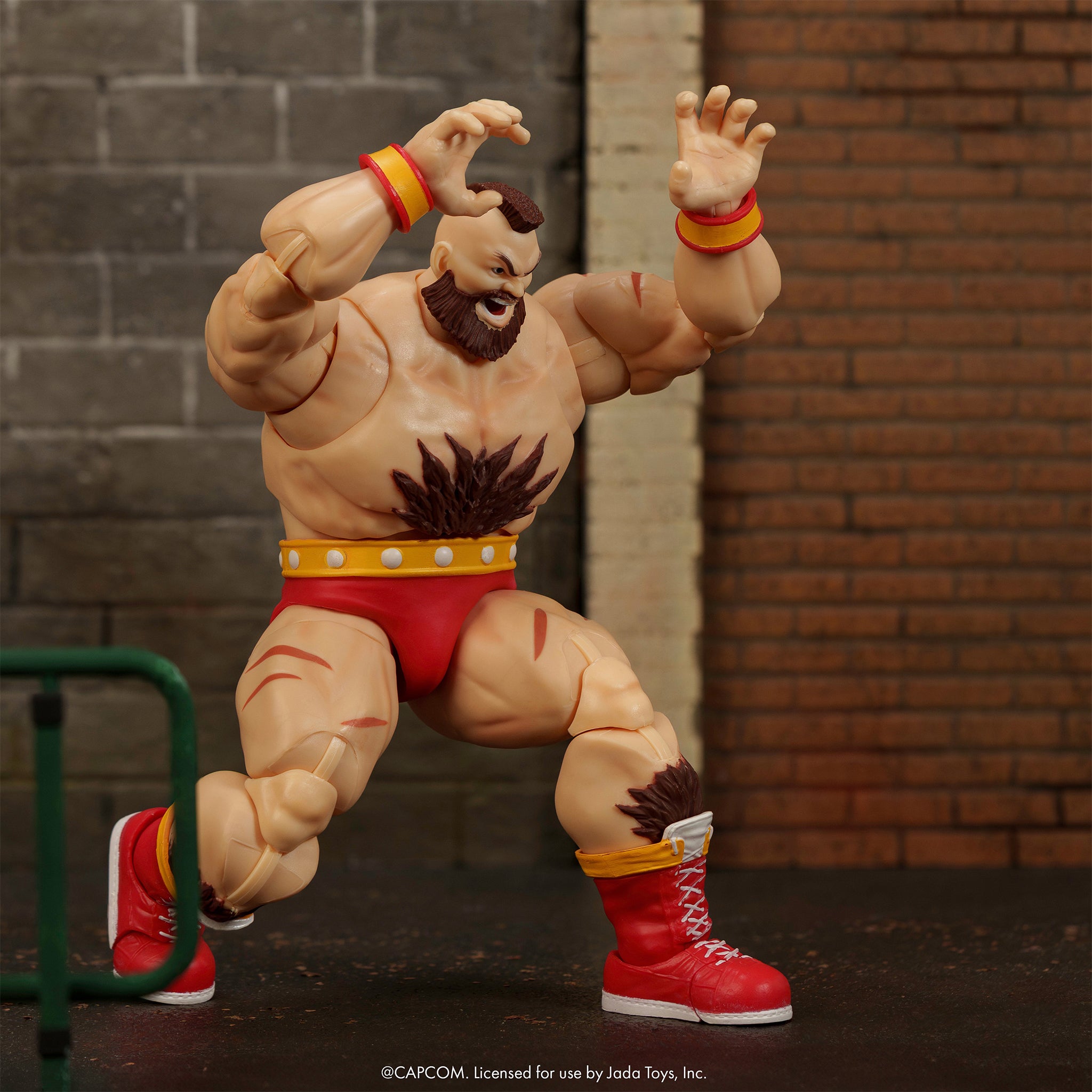 Ultra Street Fighter II Zangief Red Cyclone Jada 1/12 Action Figure