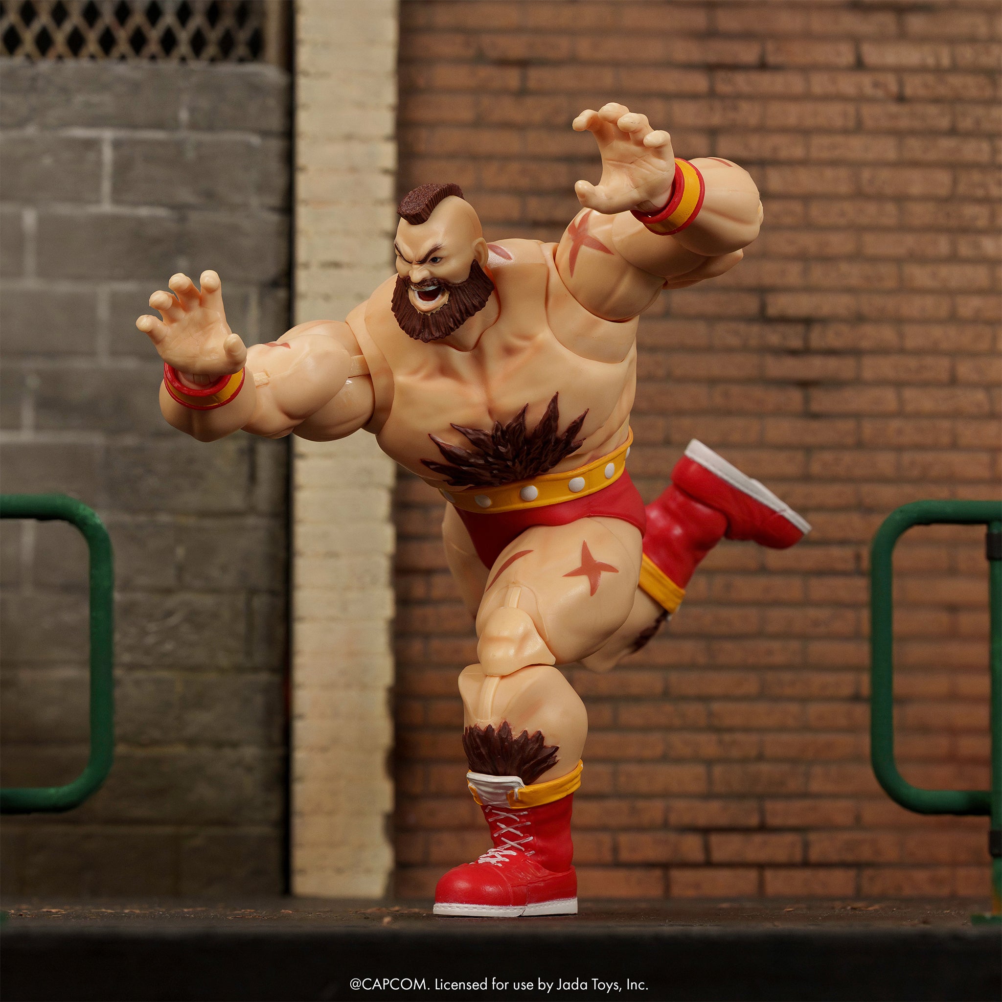 Ultra Street Fighter II Zangief Red Cyclone Jada 1/12 Action Figure