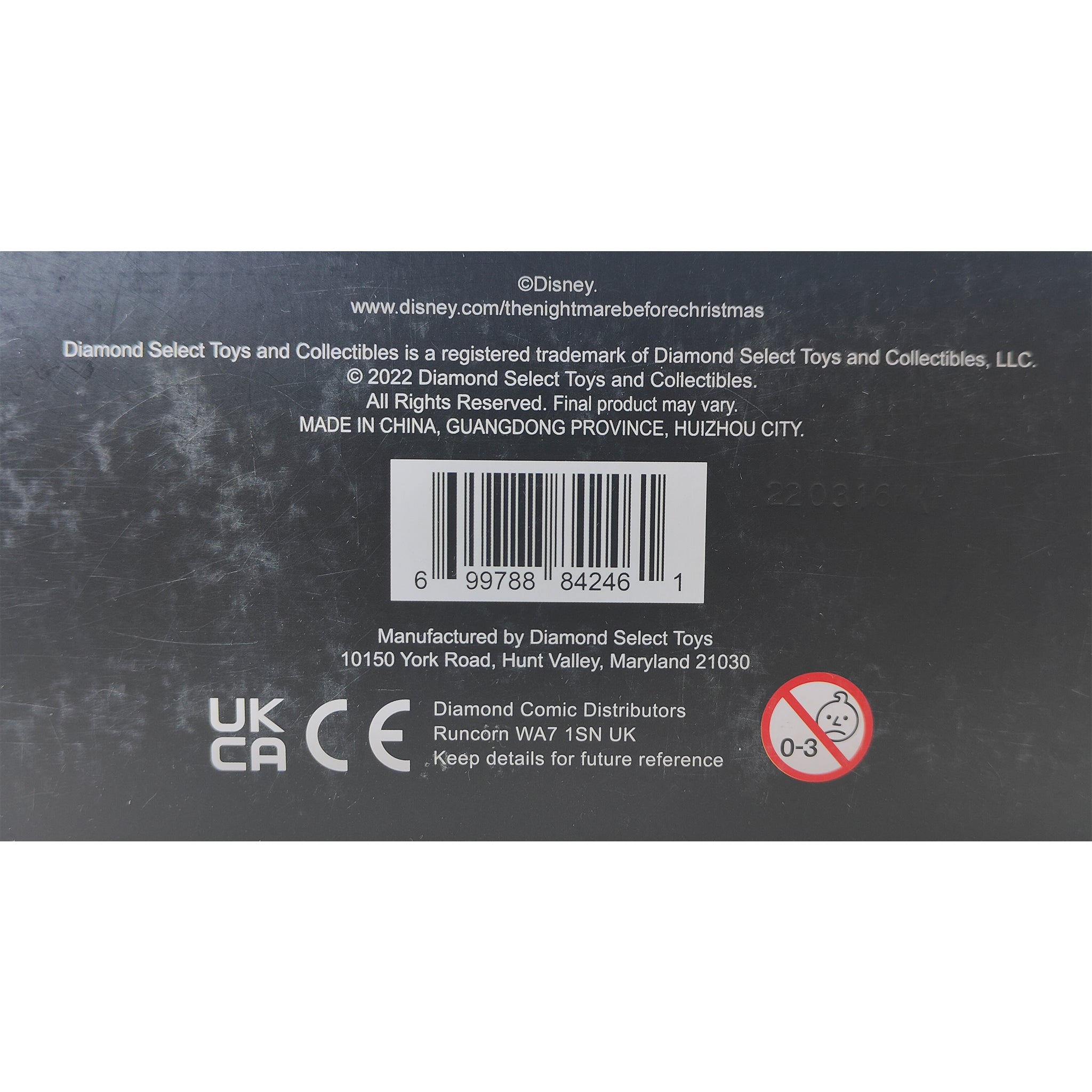 Pumpkin King Nightmare Before Christmas Diamond Select Action Figure 2022 20cm – Nightmare Before Christmas, Diamond Select Toys, 20 cm, 2022, pre-owned collector piece, Uncanny Collectibles Dublin Ireland