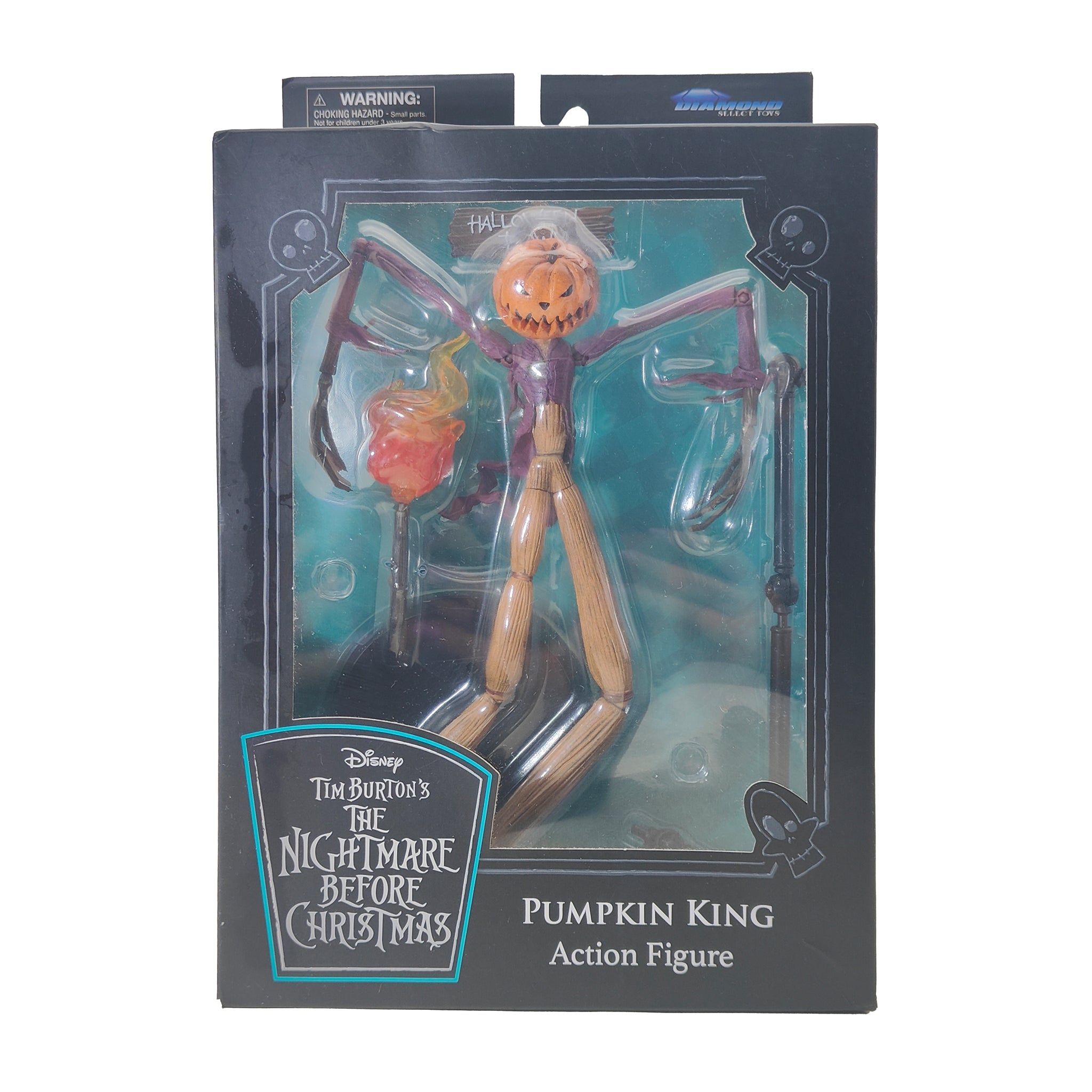Pumpkin King Nightmare Before Christmas Diamond Select Action Figure 2022 20cm – Nightmare Before Christmas, Diamond Select Toys, 20 cm, 2022, pre-owned collector piece, Uncanny Collectibles Dublin Ireland