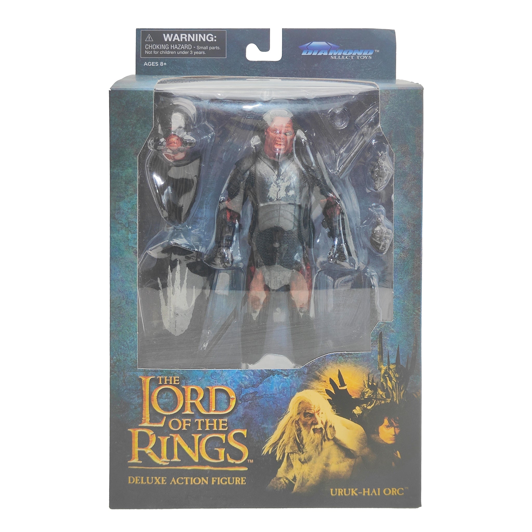 Uruk Hai Orc Lord Of The Rings Diamond Select Action Figure 2021 18cm – Lord of the Rings, Diamond Select Toys, 18 cm, 2021, pre-owned collector piece, Uncanny Collectibles Dublin Ireland