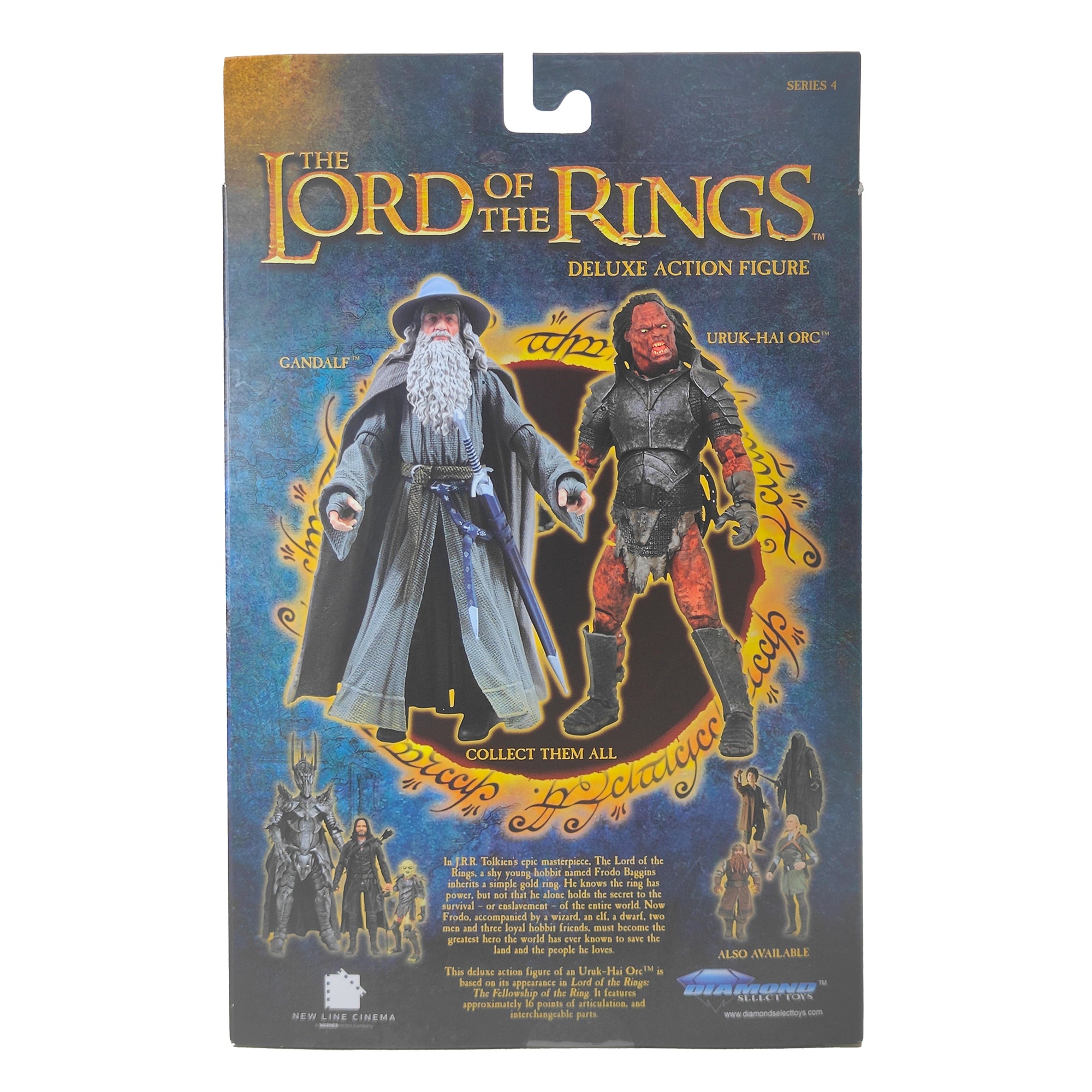 Uruk Hai Orc Lord Of The Rings Diamond Select Action Figure 2021 18cm