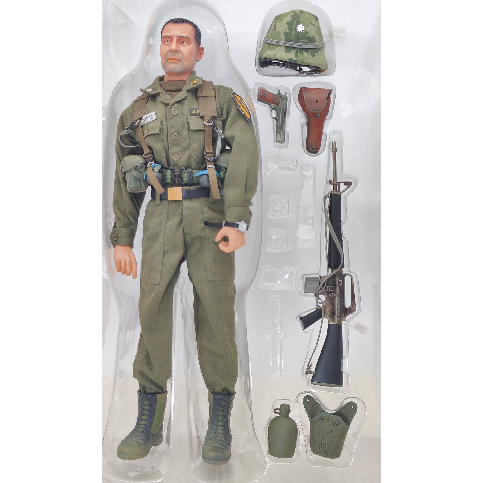 NAM La Drang Valley 1965 US 1st Cavalry Lt-Colonel Moore CAV Battalion Commander 1:6 Dragon Models Action Figure 30cm – Military, Vintage Brands, 30 cm, 2002, pre-owned collector piece, Uncanny Collectibles Dublin Ireland