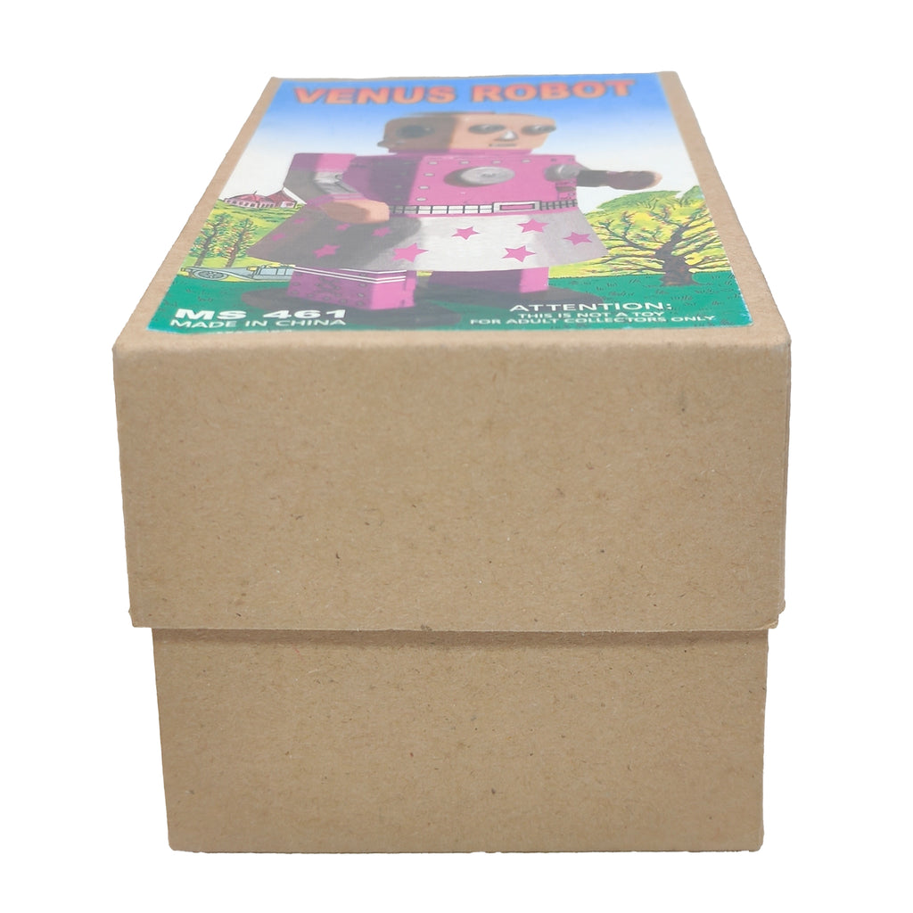 Venus Female Wind-Up Tin Robot Collector's Edition Pink 2011 14cm – Movie Icons & Heroes, Vintage Brands, 14 cm, 2011, pre-owned collector piece, Uncanny Collectibles Dublin Ireland