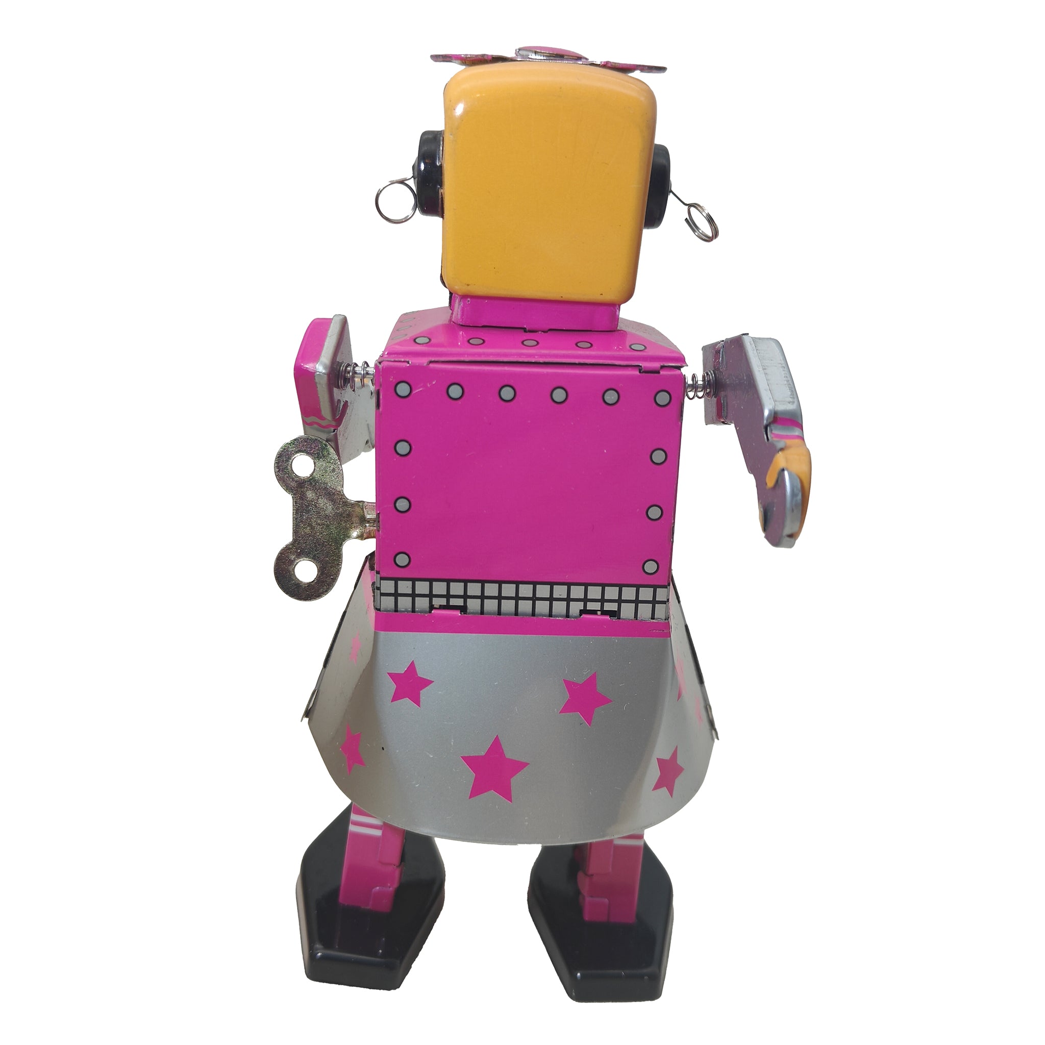 Venus Female Wind-Up Tin Robot Collector's Edition Pink 2011 14cm – Movie Icons & Heroes, Vintage Brands, 14 cm, 2011, pre-owned collector piece, Uncanny Collectibles Dublin Ireland