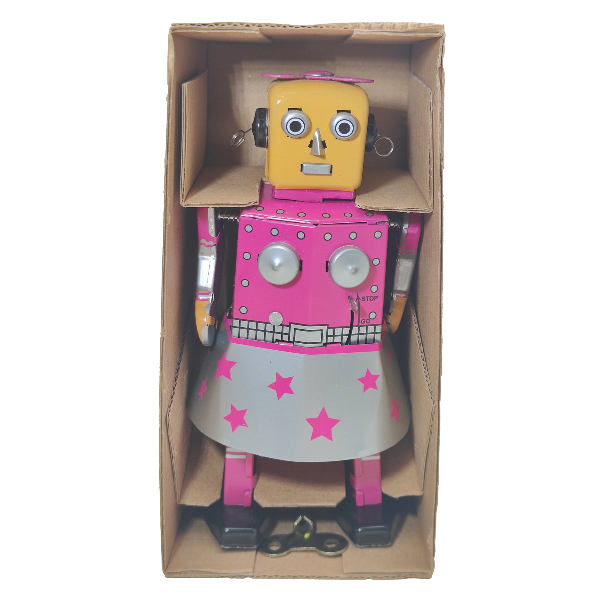 Venus Female Wind-Up Tin Robot Collector's Edition Pink 2011 14cm