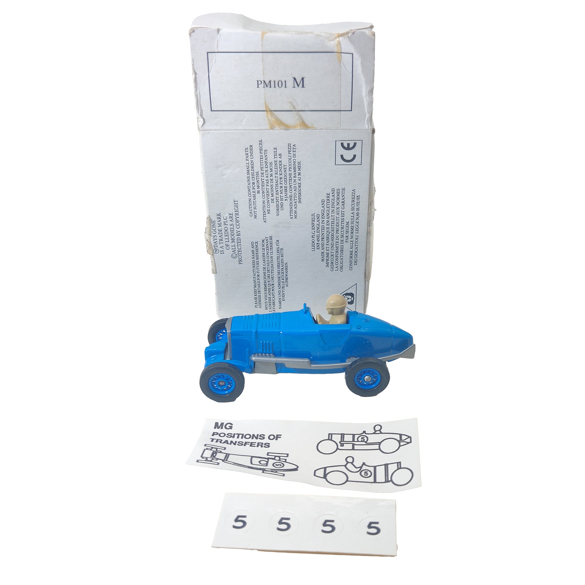 Vintage Lledo Days Gone 1933 MG Racing Car Shredded Wheat Promo PM101