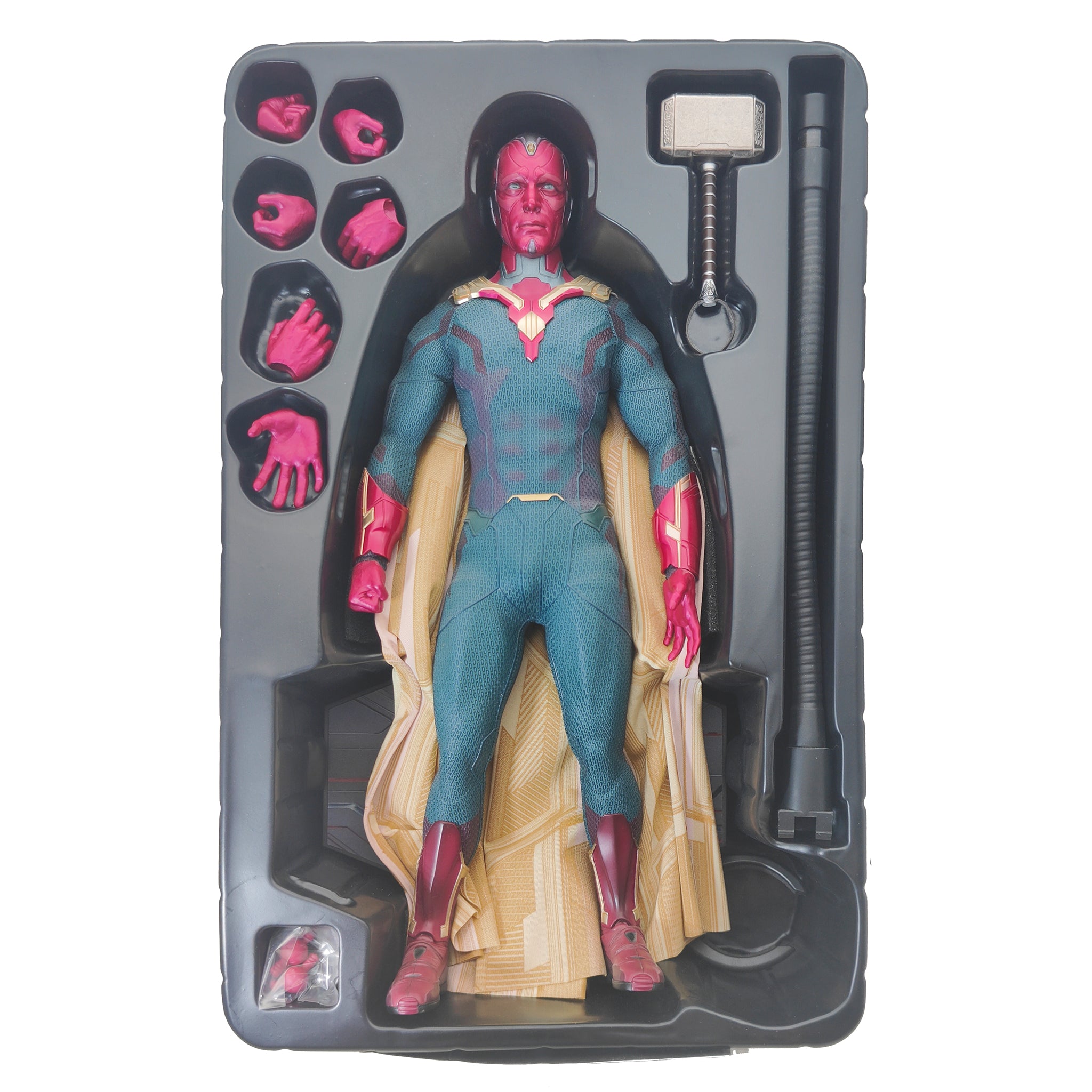 Vision Avengers Age of Ultron MMS 296 Hot Toys 1/6 Scale Action Figure 2015 31cm – Avengers, Hot Toys, 31 cm, 2015, pre-owned collector piece, Uncanny Collectibles Dublin Ireland