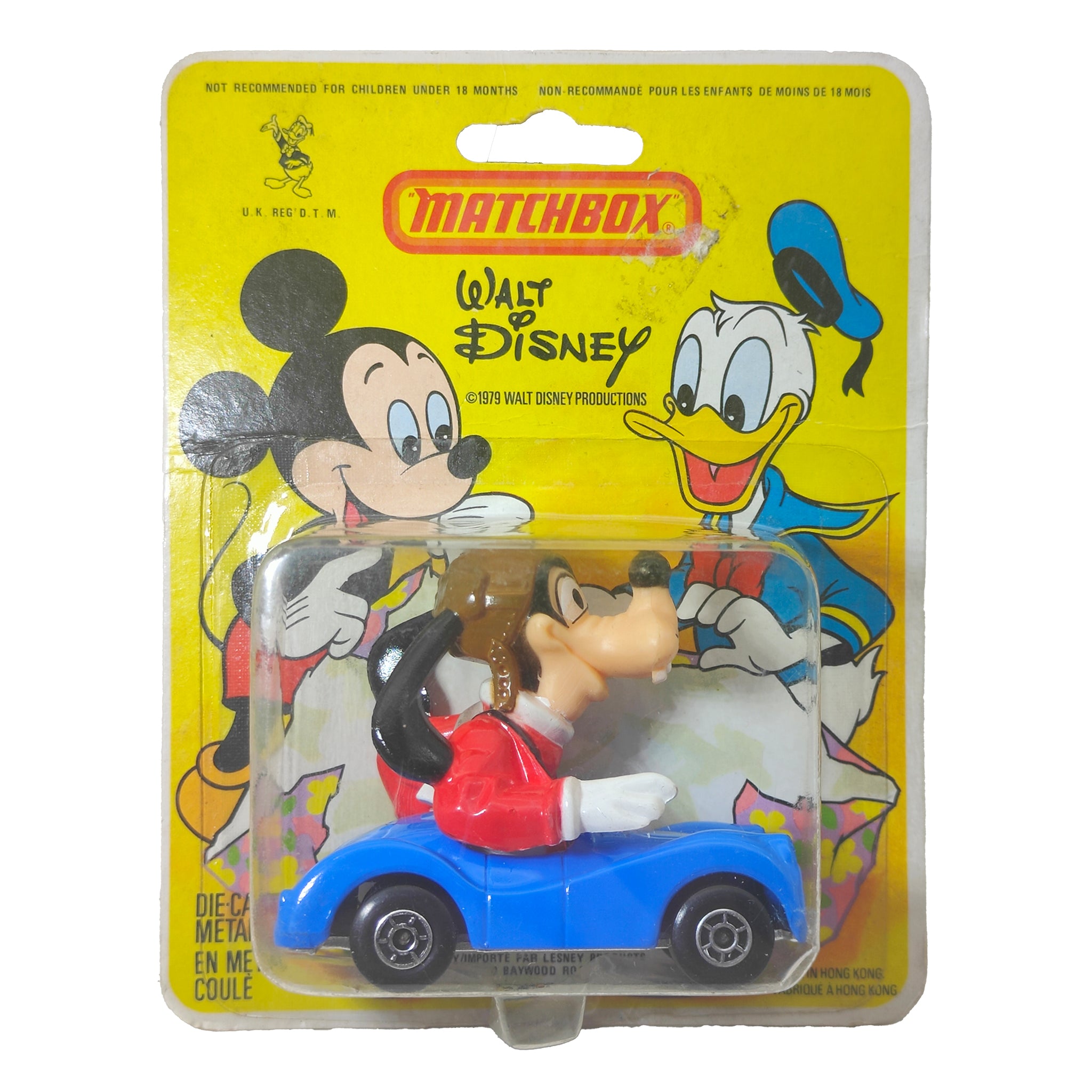 Walt Disney Bundle Of 4 Donald Duck Goofy Jiminy Cricket Matchbox 1979 Diecast Cars – Movie Icons & Heroes, Matchbox, 7 cm, 1979, pre-owned collector piece, Uncanny Collectibles Dublin Ireland