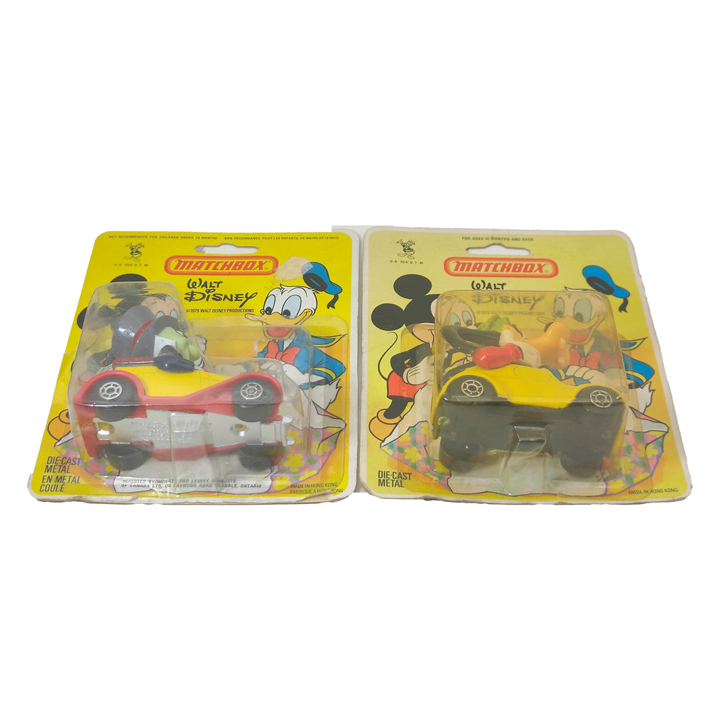 Walt Disney Bundle Of 4 Donald Duck Goofy Jiminy Cricket Matchbox 1979 Diecast Cars – Movie Icons & Heroes, Matchbox, 7 cm, 1979, pre-owned collector piece, Uncanny Collectibles Dublin Ireland