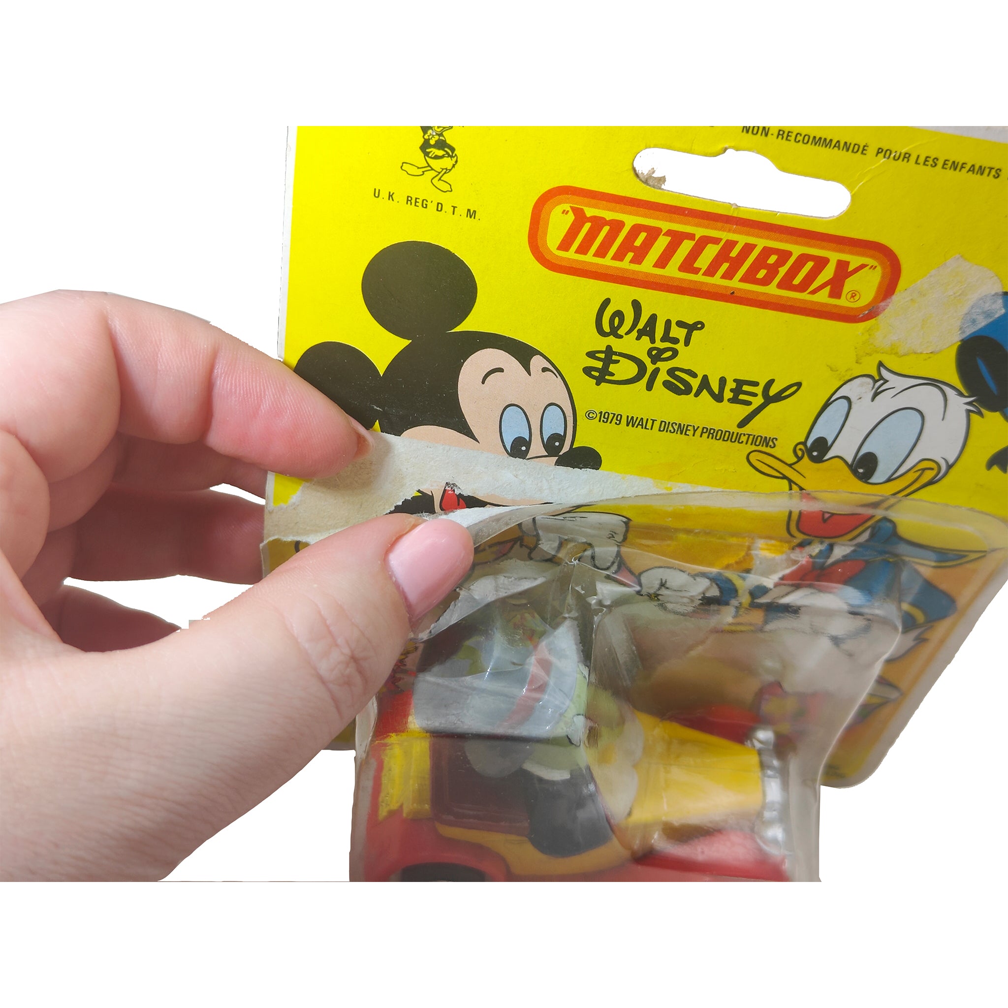 Walt Disney Bundle Of 4 Donald Duck Goofy Jiminy Cricket Matchbox 1979 Diecast Cars – Movie Icons & Heroes, Matchbox, 7 cm, 1979, pre-owned collector piece, Uncanny Collectibles Dublin Ireland