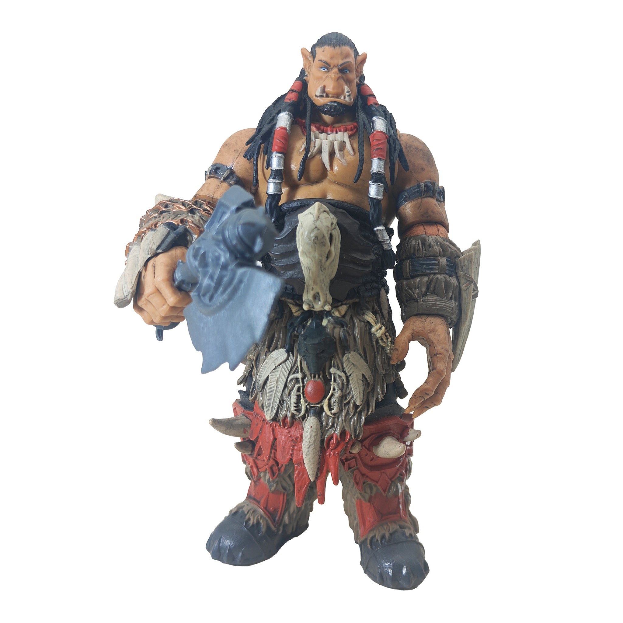 Warcraft Durotan Frostwolf Chieftain Jakks Pacific Action Figure 2016 – Video Game Characters, JAKKS Pacific, 16 cm, 2016, pre-owned collector piece, Uncanny Collectibles Dublin Ireland