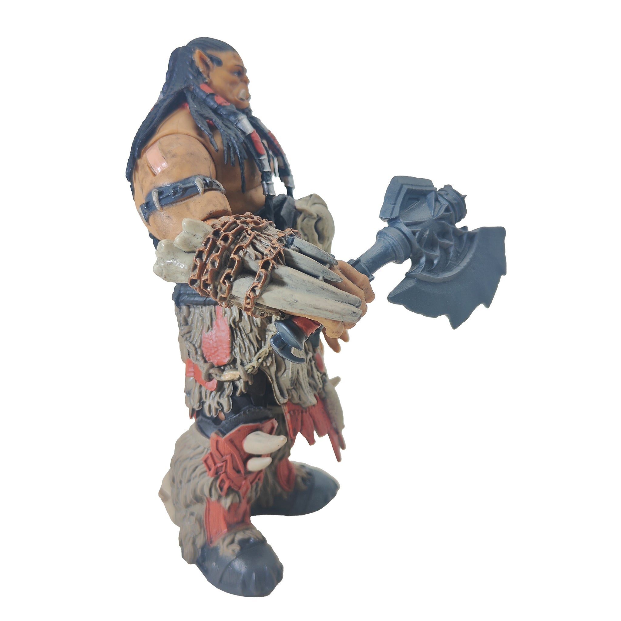 Warcraft Durotan Frostwolf Chieftain Jakks Pacific Action Figure 2016 – Video Game Characters, JAKKS Pacific, 16 cm, 2016, pre-owned collector piece, Uncanny Collectibles Dublin Ireland