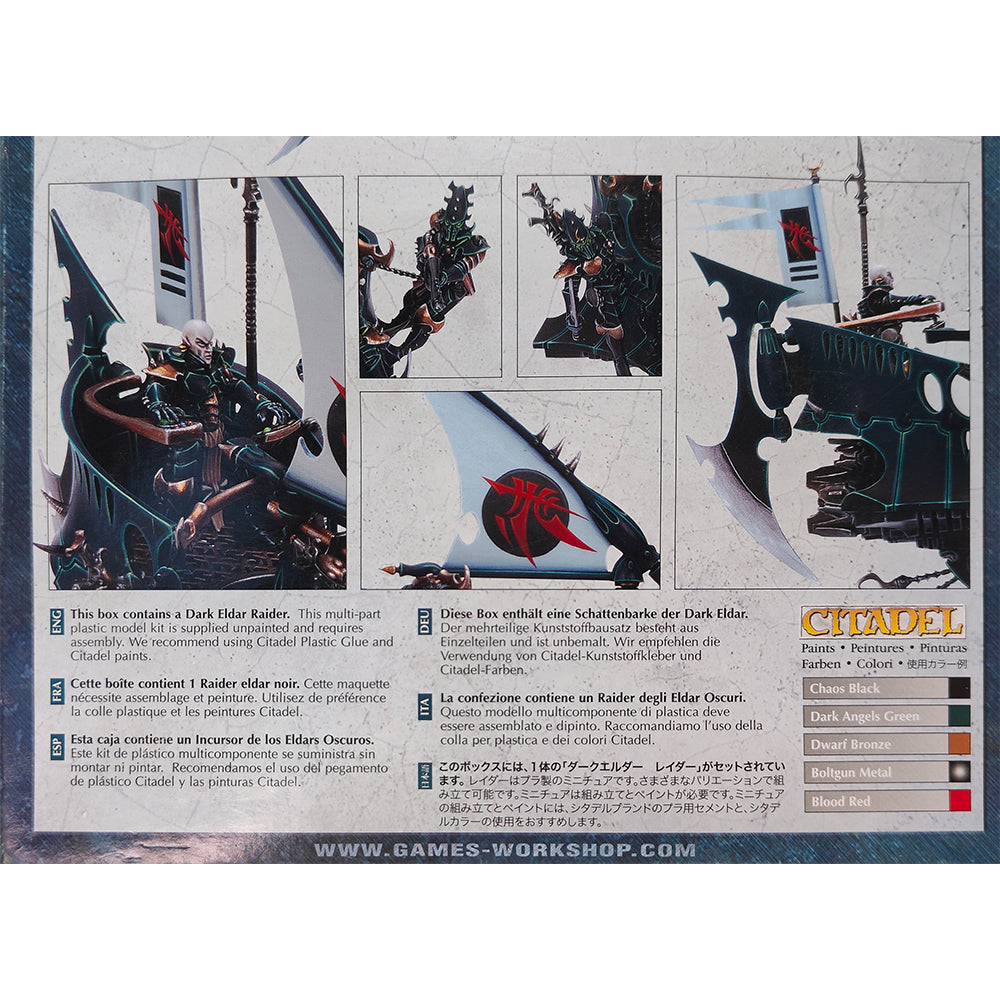 Warhammer 40000 Dark Eldar Raider Games Workshop 2010 45-10 – Warhammer 40k, Games Workshop, -, 2010, pre-owned collector piece, Uncanny Collectibles Dublin Ireland