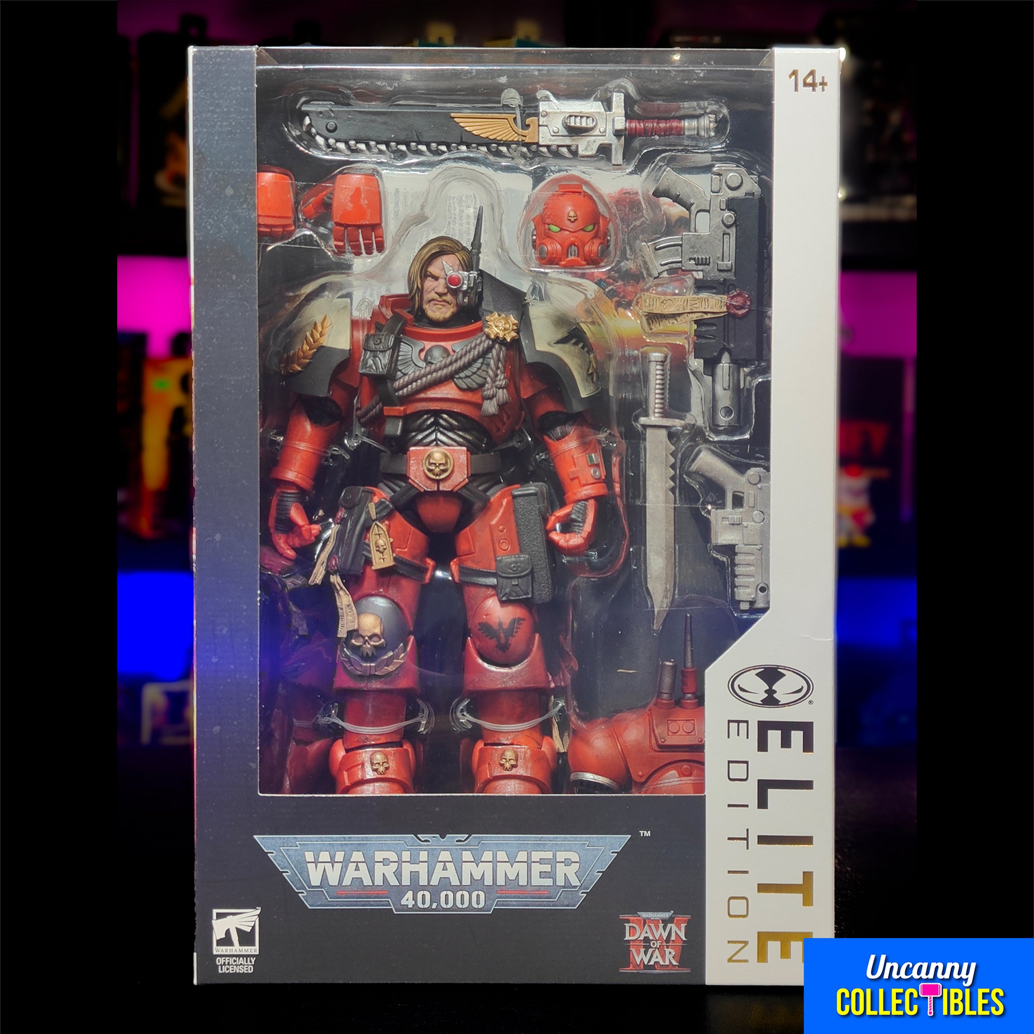 Warhammer 40000 Dawn of War 4 Captain Cyrus McFarlane Toys Action Figure Elite Edition
