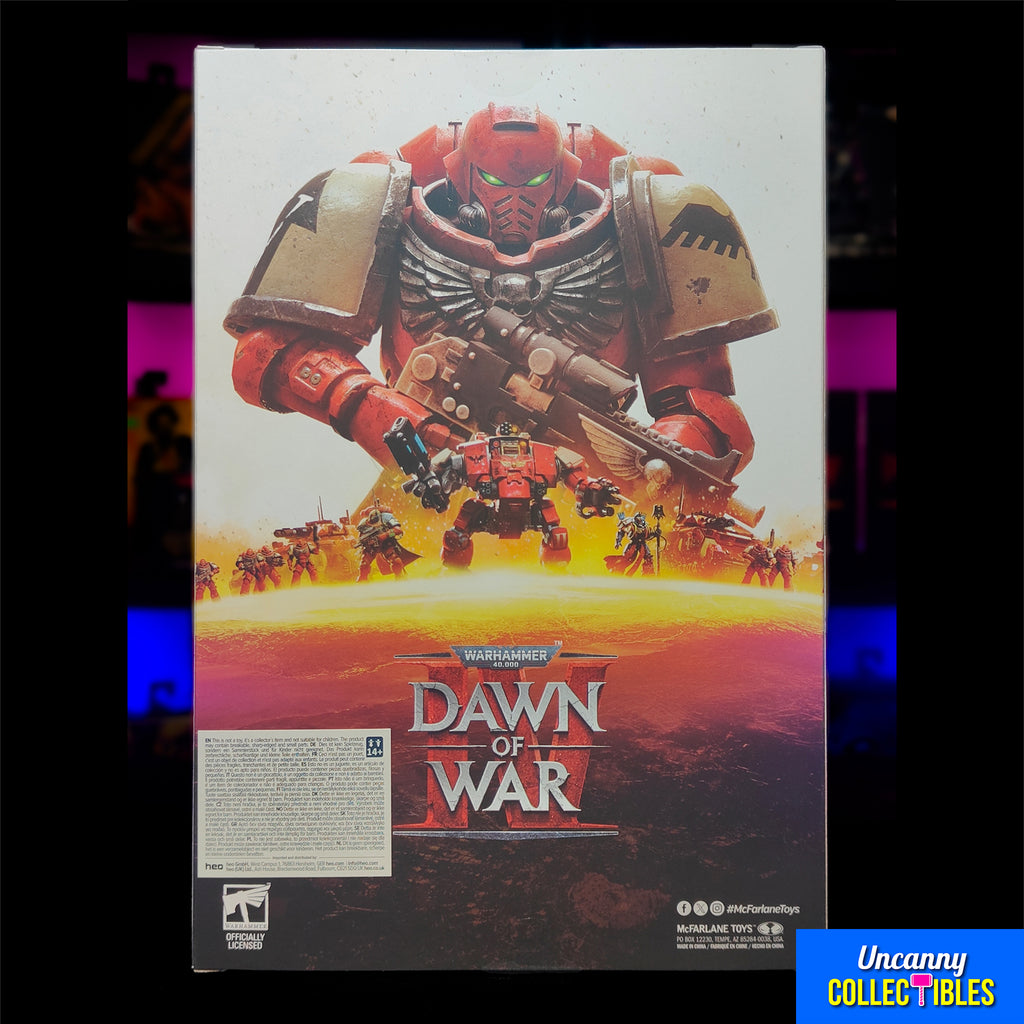 Warhammer 40000 Dawn of War 4 Captain Cyrus McFarlane Toys Action Figure Elite Edition – Warhammer 40k, McFarlane Toys, 20 cm, brand new collector item, Uncanny Collectibles Dublin Ireland