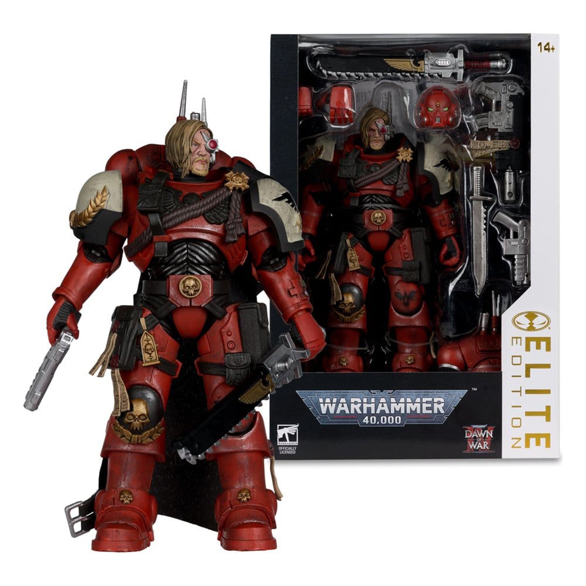 Warhammer 40000 Dawn of War 4 Captain Cyrus McFarlane Toys Action Figure Elite Edition – Warhammer 40k, McFarlane Toys, 20 cm, brand new collector item, Uncanny Collectibles Dublin Ireland