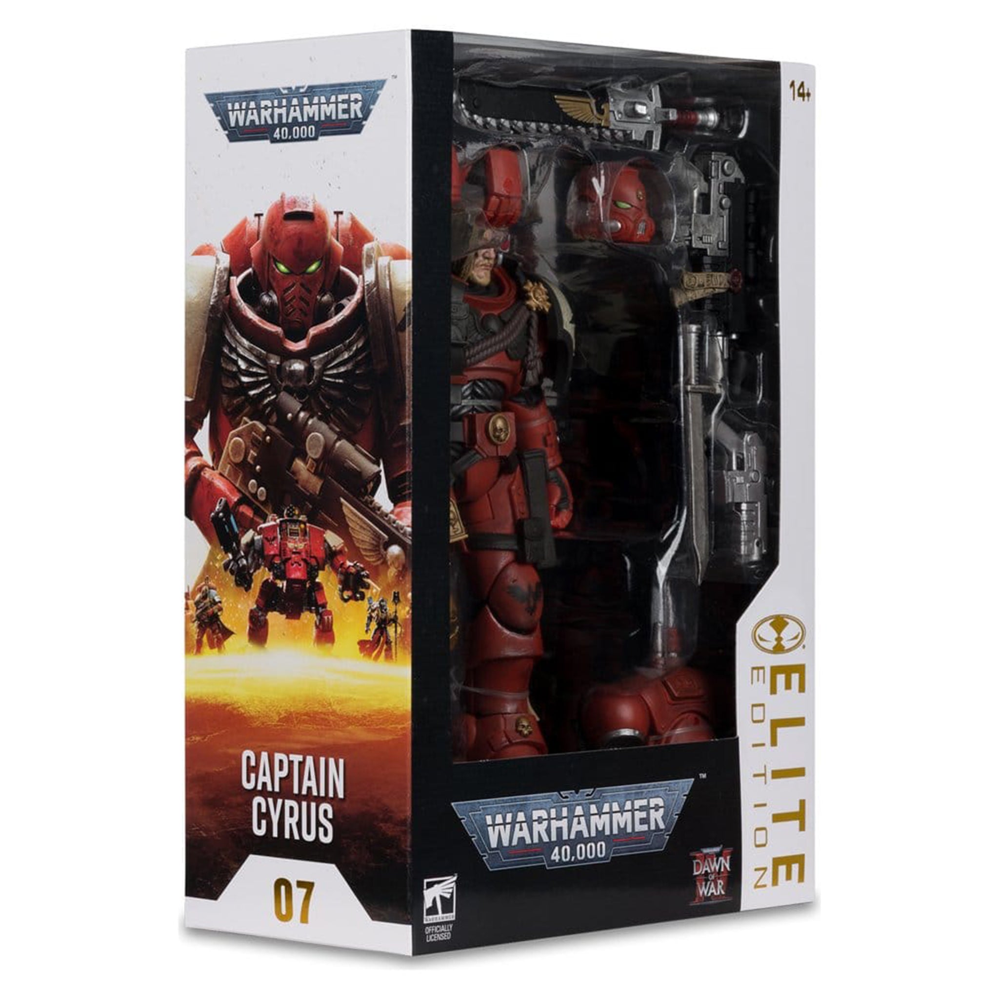 Warhammer 40000 Dawn of War 4 Captain Cyrus McFarlane Toys Action Figure Elite Edition – Warhammer 40k, McFarlane Toys, 20 cm, brand new collector item, Uncanny Collectibles Dublin Ireland