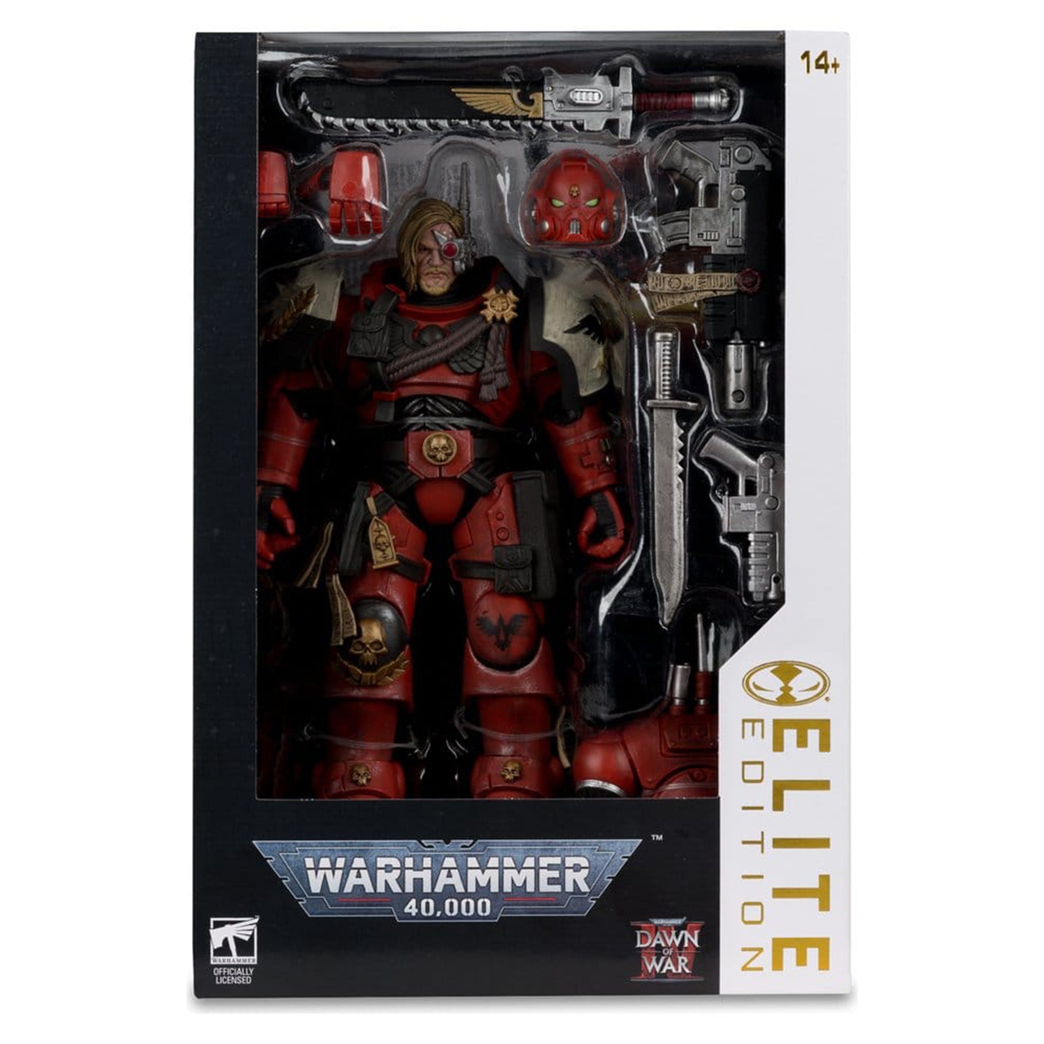 Warhammer 40000 Dawn of War 4 Captain Cyrus McFarlane Toys Action Figure Elite Edition – Warhammer 40k, McFarlane Toys, 20 cm, brand new collector item, Uncanny Collectibles Dublin Ireland