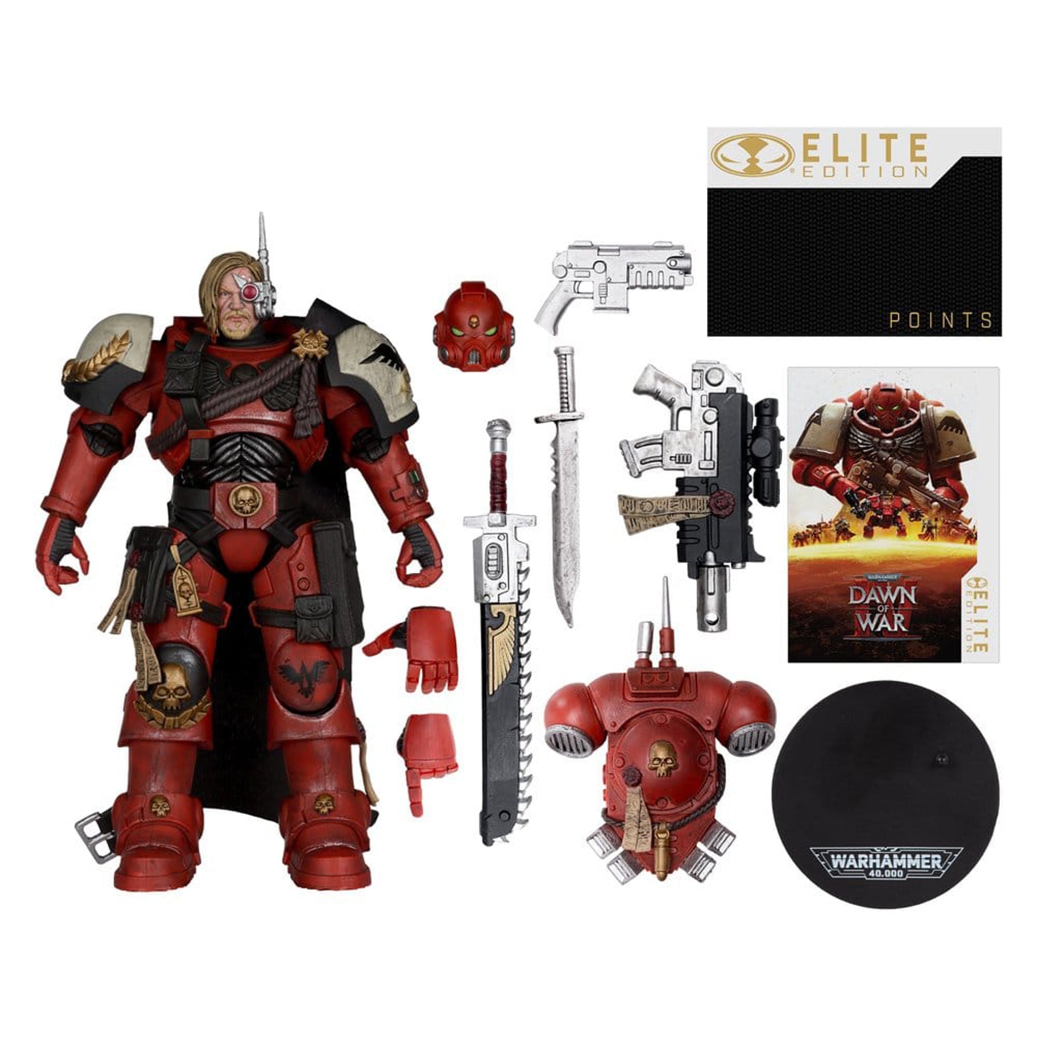 Warhammer 40000 Dawn of War 4 Captain Cyrus McFarlane Toys Action Figure Elite Edition