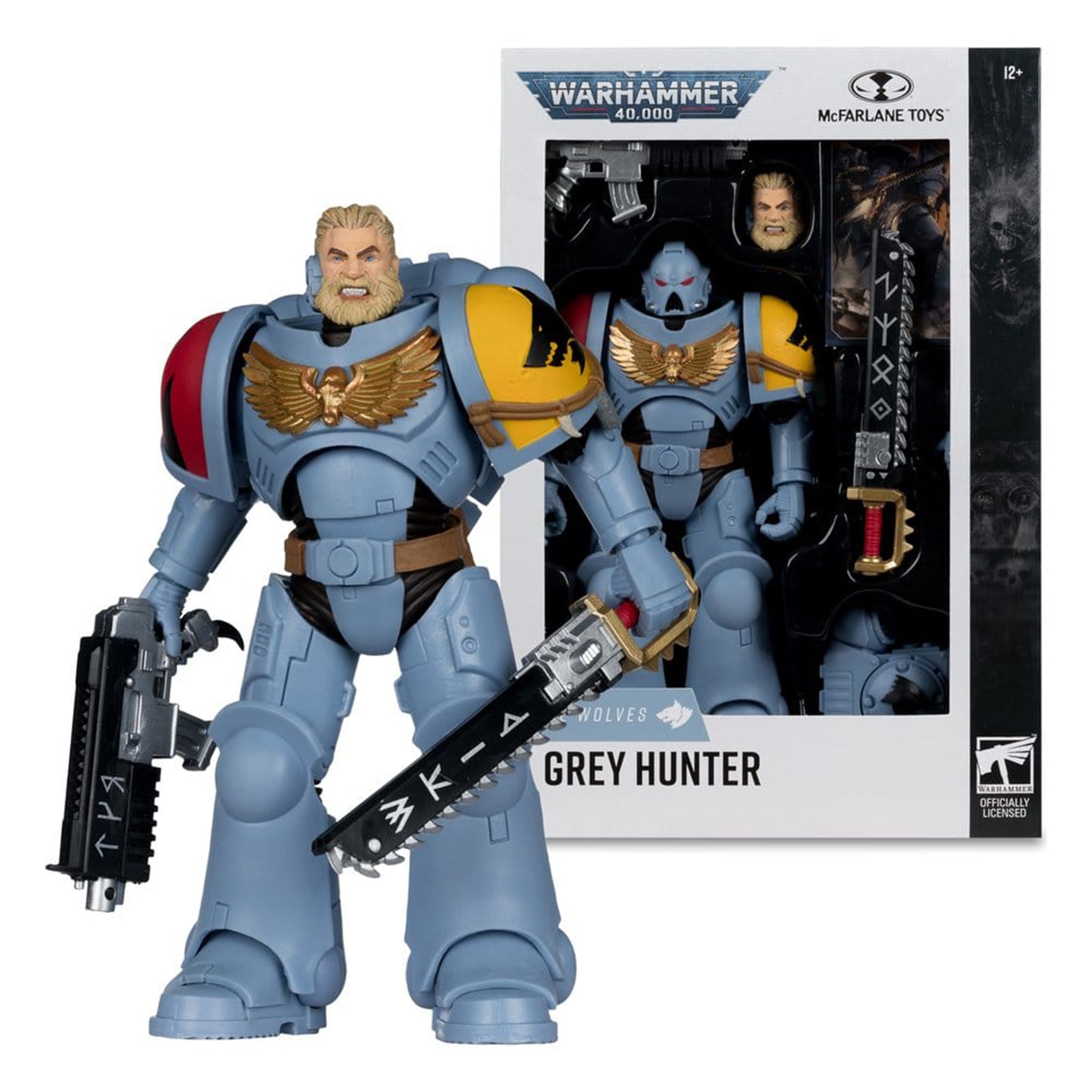 Warhammer 40000 Grey Hunter Space Wolves McFarlane Toys Action Figure – Warhammer 40k, McFarlane Toys, 18 cm, brand new collector item, Uncanny Collectibles Dublin Ireland