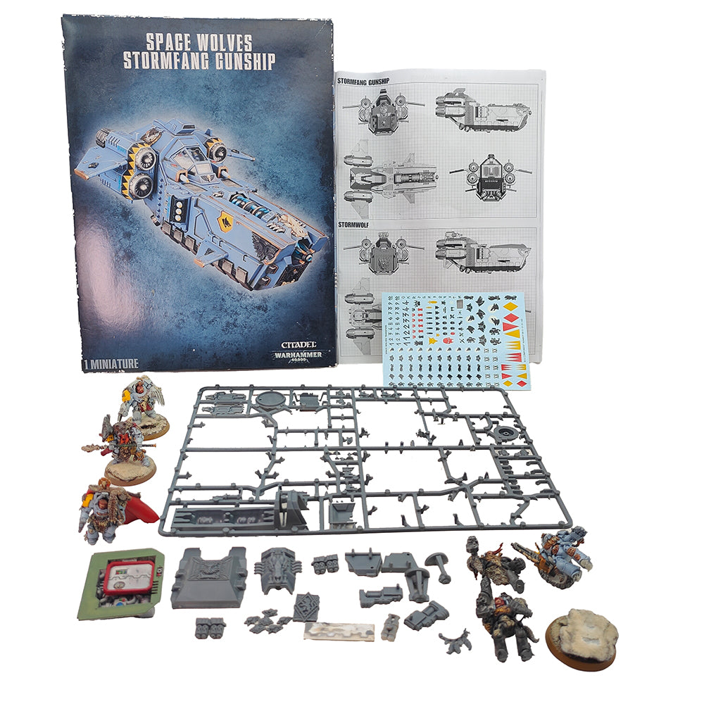 Buy Warhammer 40000 Space Wolves Figures And Stormfang Gunship Parts Games Workshop 2011  53-11 online at Uncanny Collectibles - Fast Delivery from Ireland