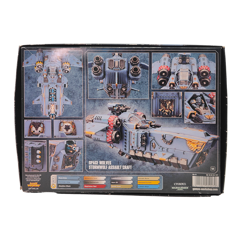 Warhammer 40000 Space Wolves Figures And Stormfang Gunship Parts Games Workshop 2011  53-11